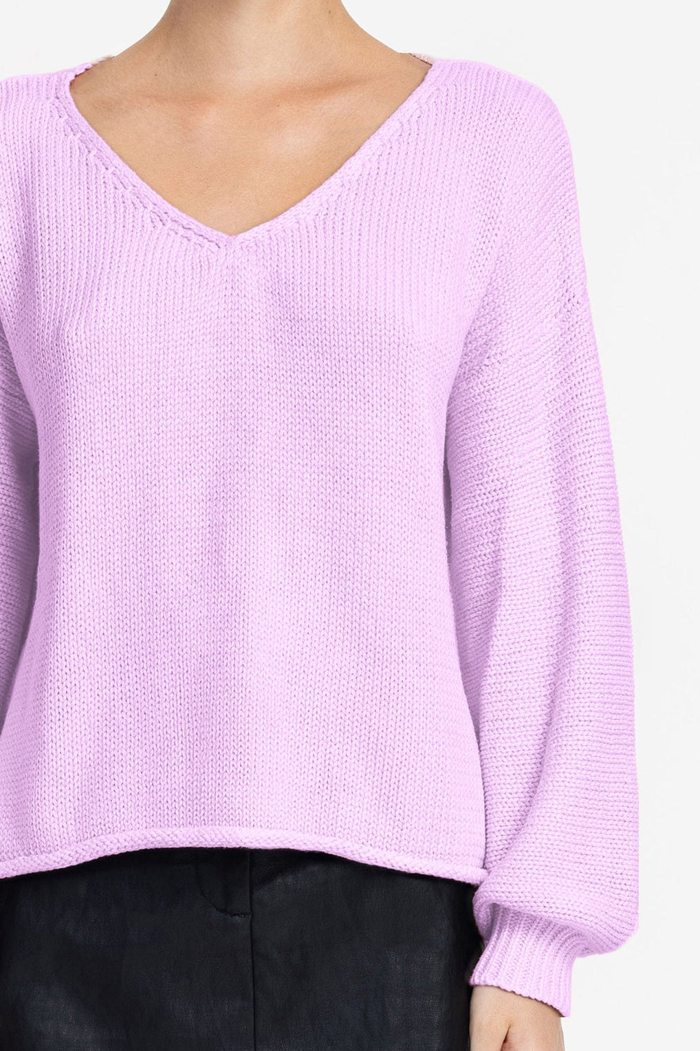 Keep Me Close Sweater - Powder Pink