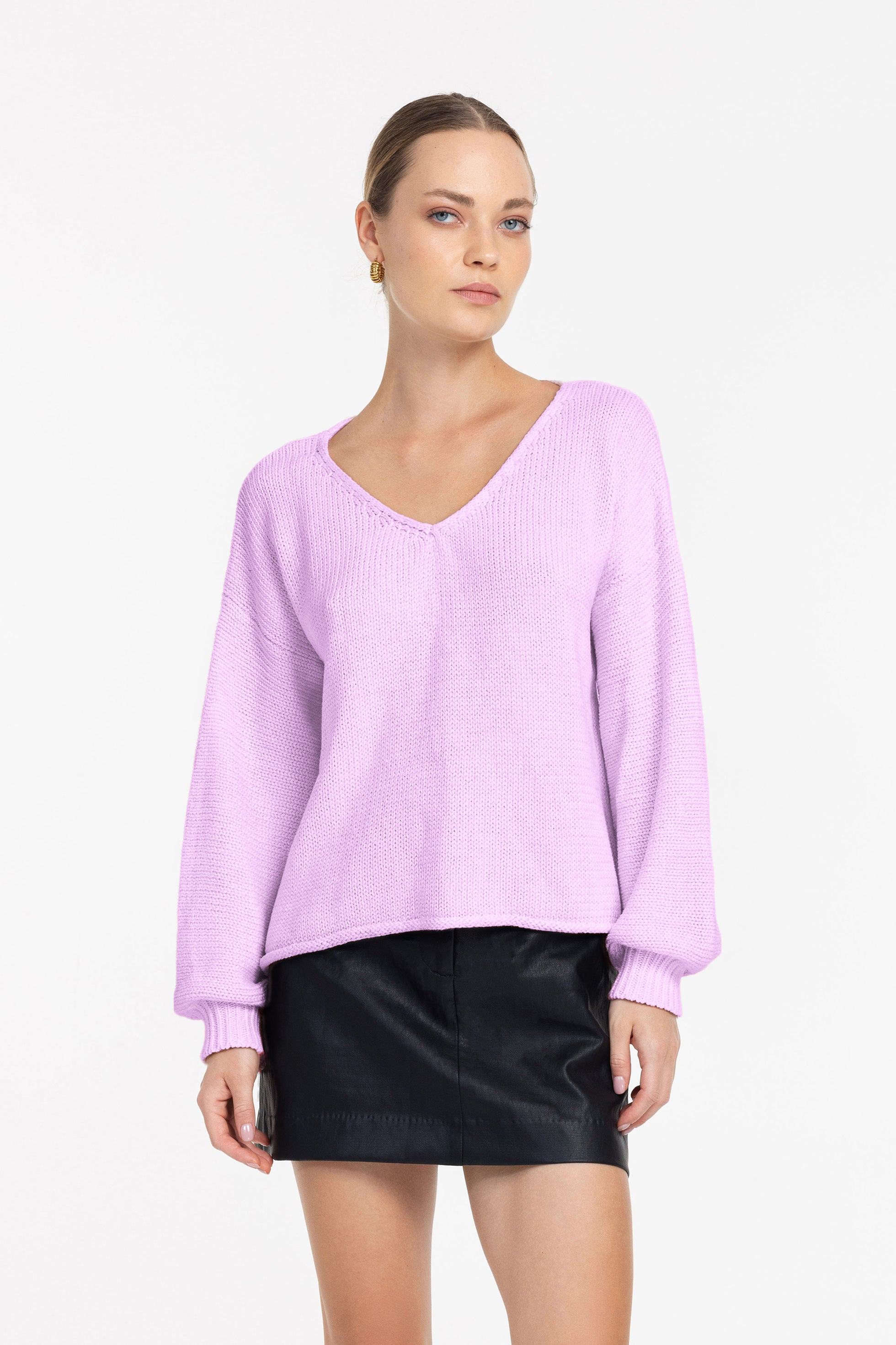 Keep Me Close Sweater - Powder Pink