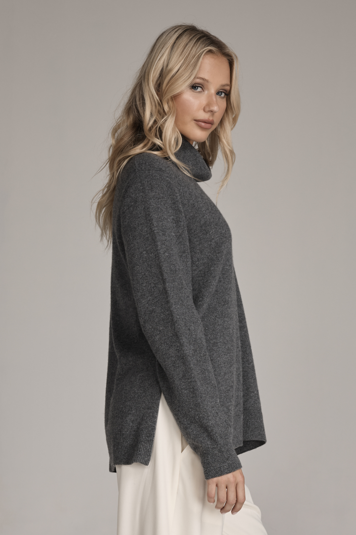 Kendra Sweater - Charcoal Marle