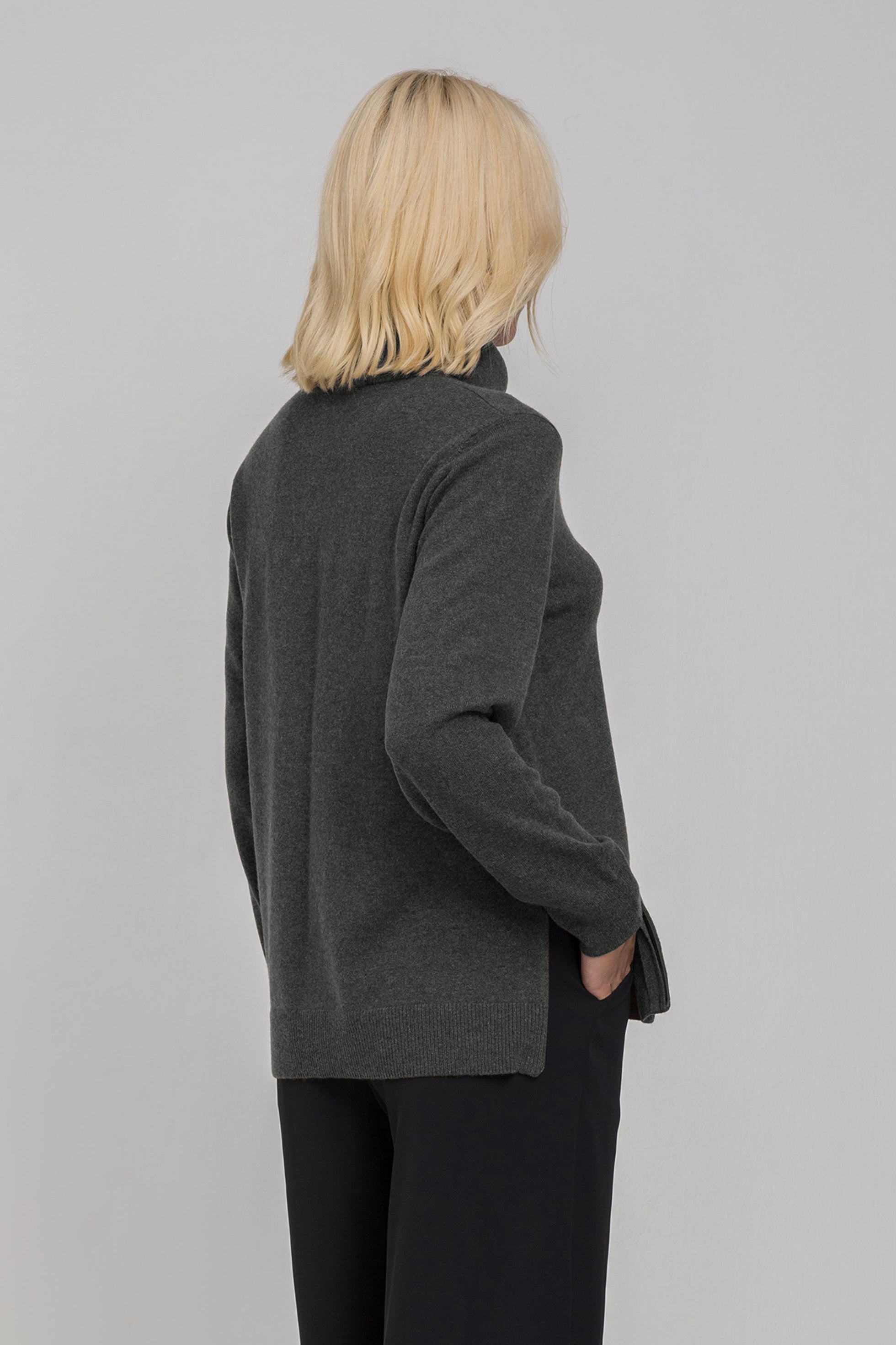 Kendra Sweater - Charcoal Marle