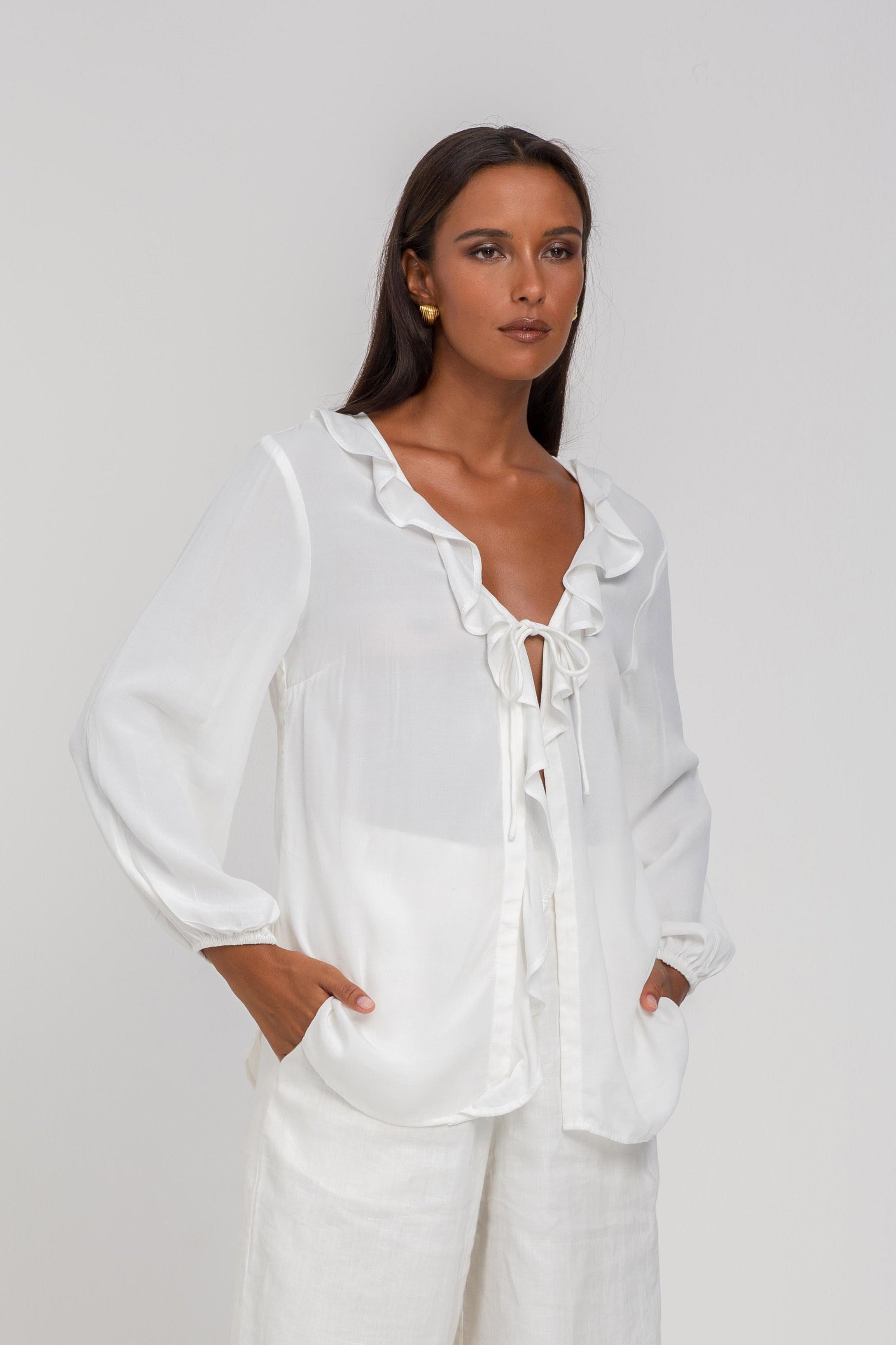 Kismet Blouse - Ivory