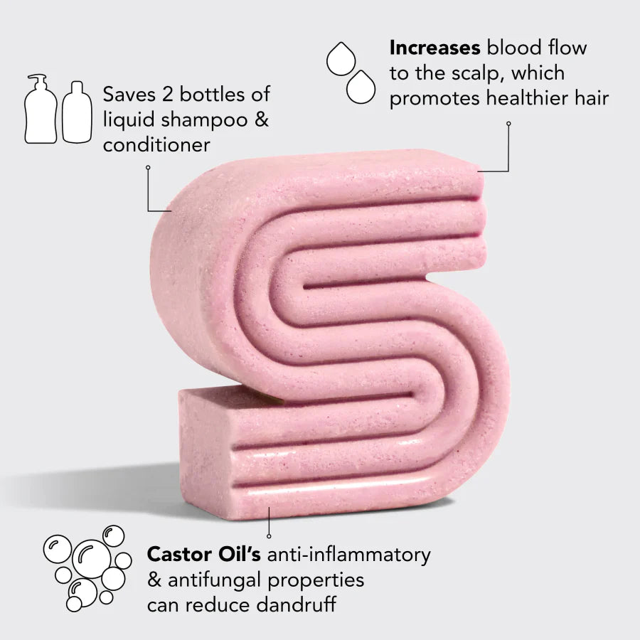 Kitsch Caster Oil Shampoo Bar - Nourishing