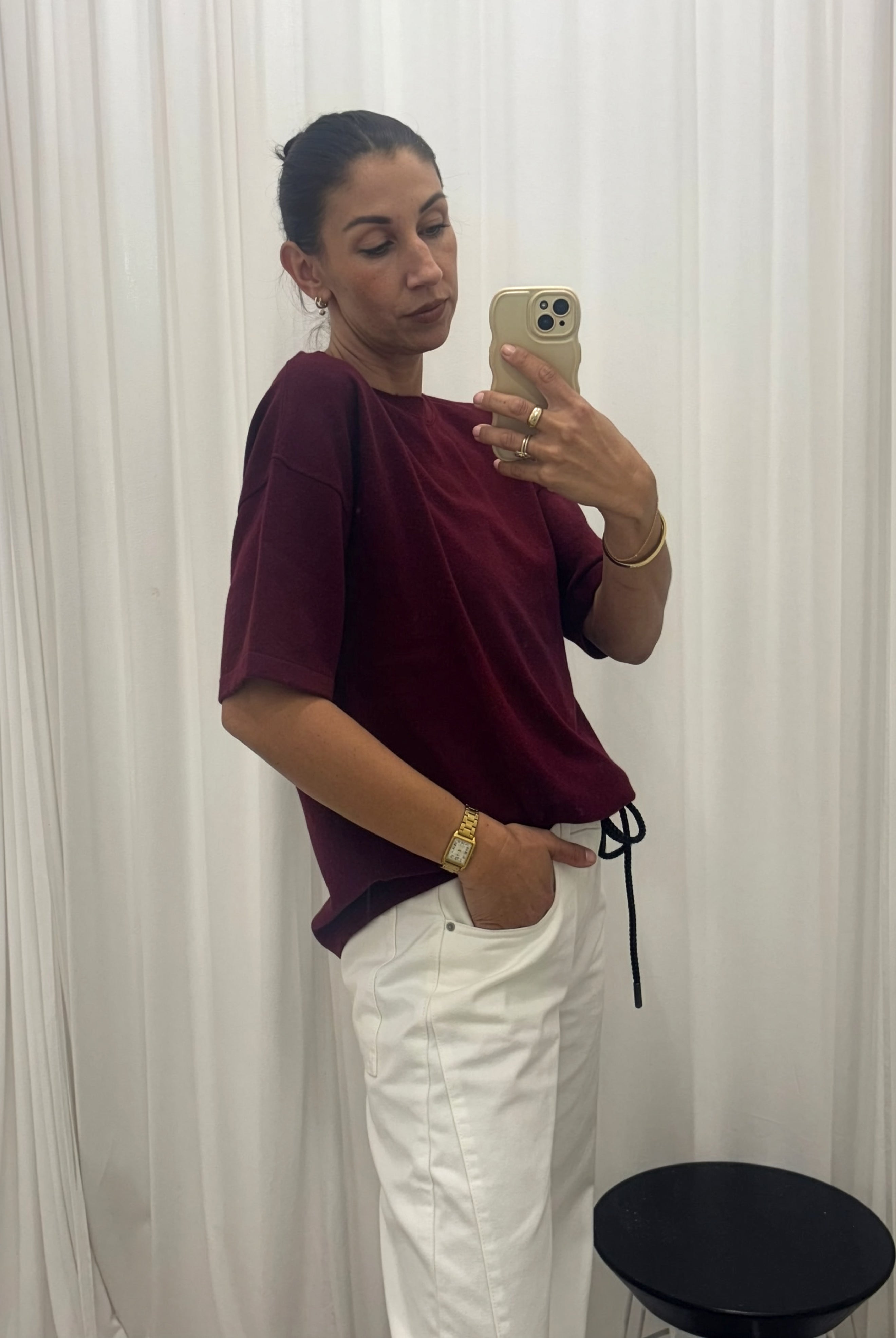 Layer One Tee - Maroon