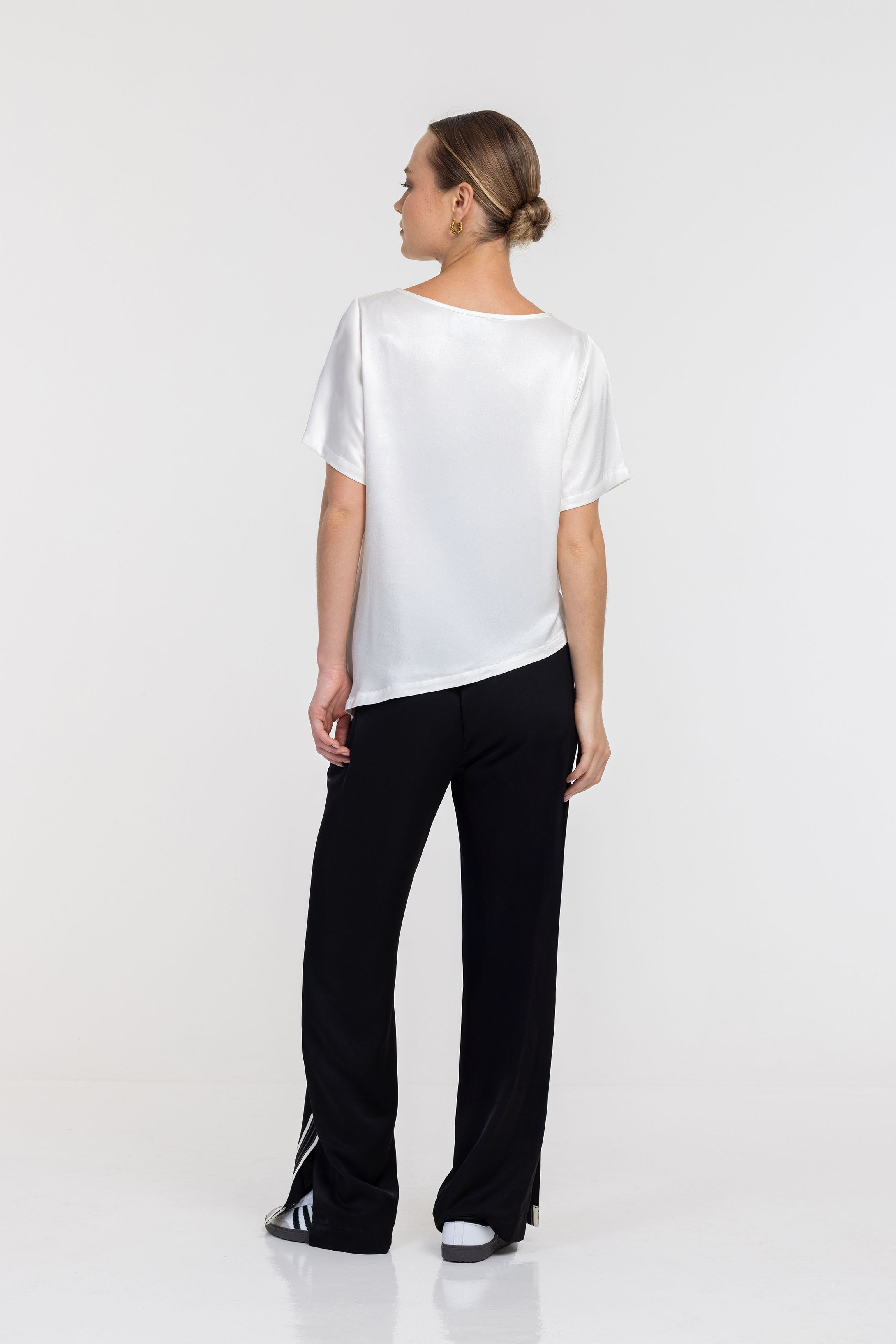 PRE-ORDER Diego Pant - Black with Black/Sheer Trim