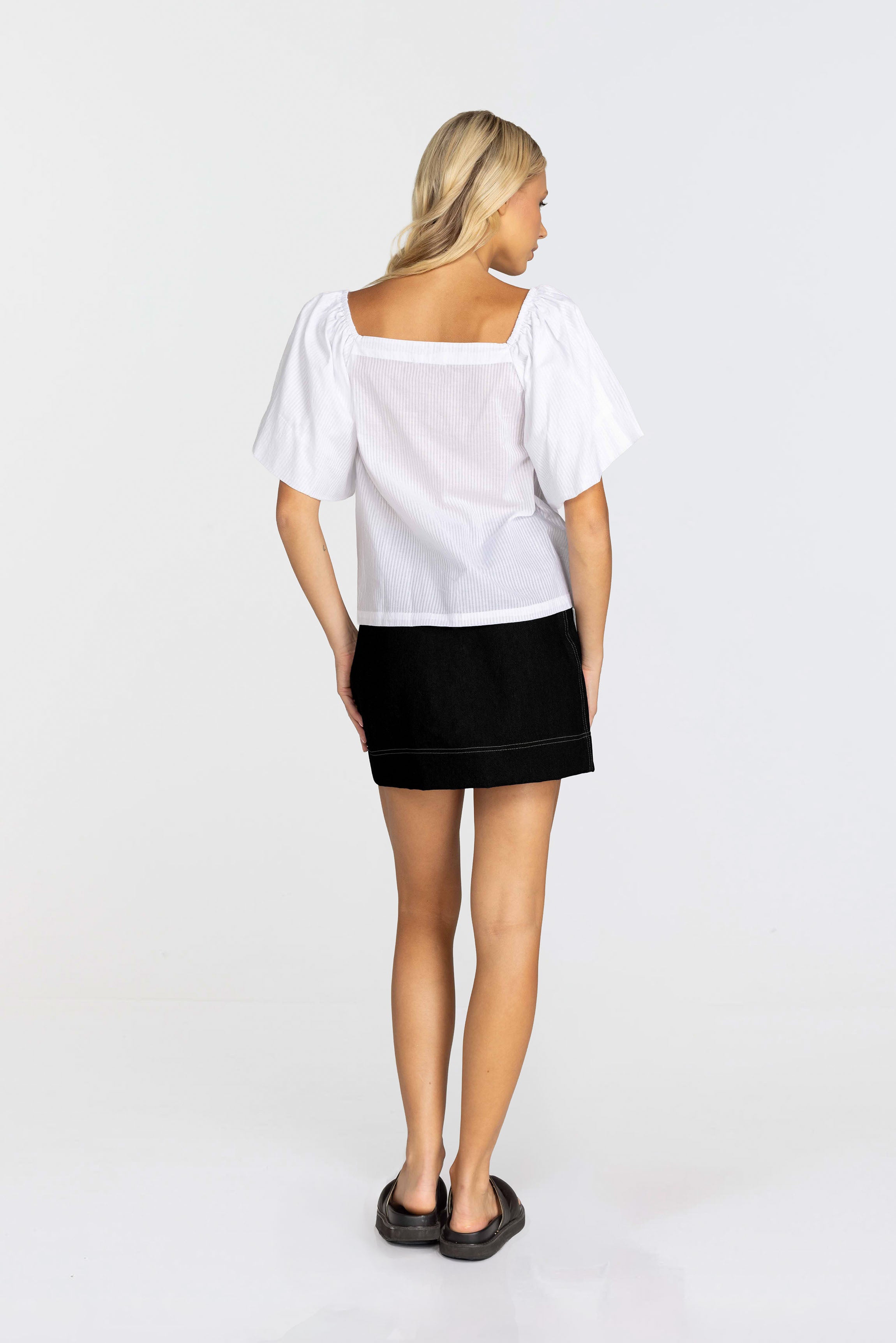 Lost In A Dream Mini - Black with White Stitching