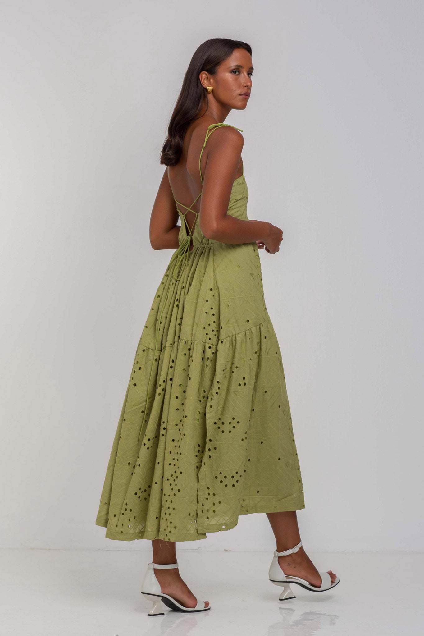 Love Me Like You Say Dress - Fern