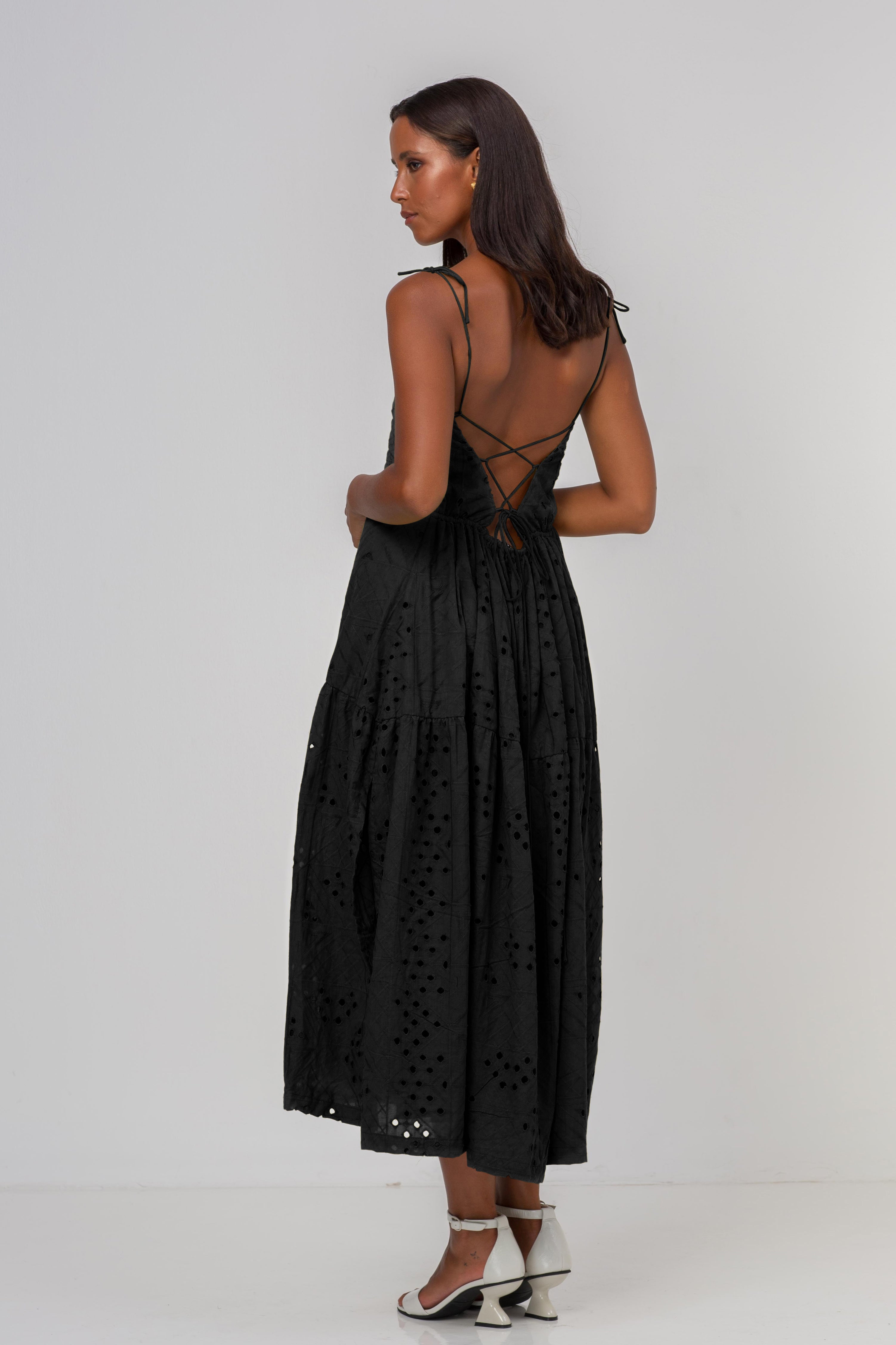 Love Me Like You Say Dress - Black