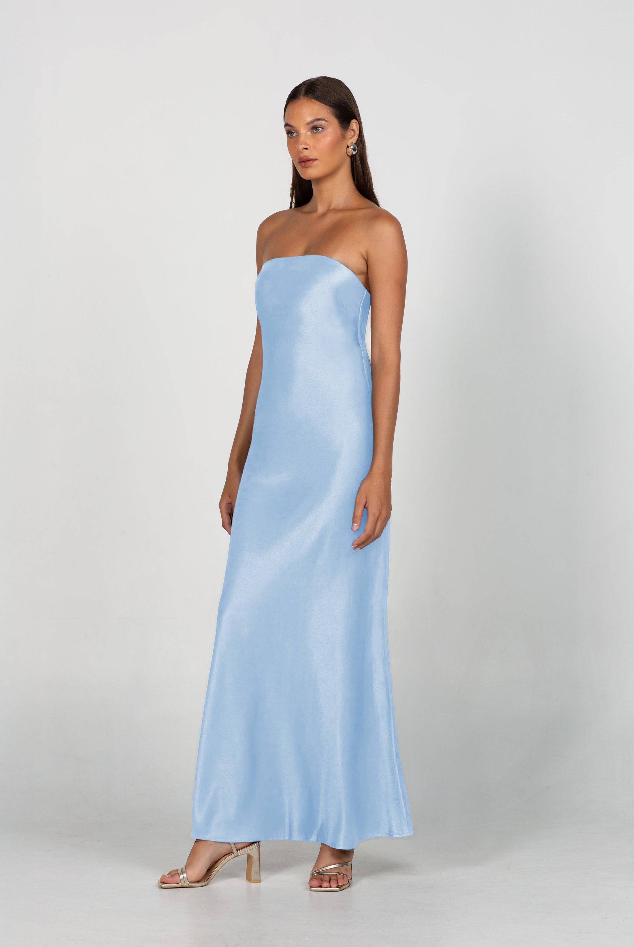 PRE-ORDER Luminary Bandeau Dress - Fresh Blue