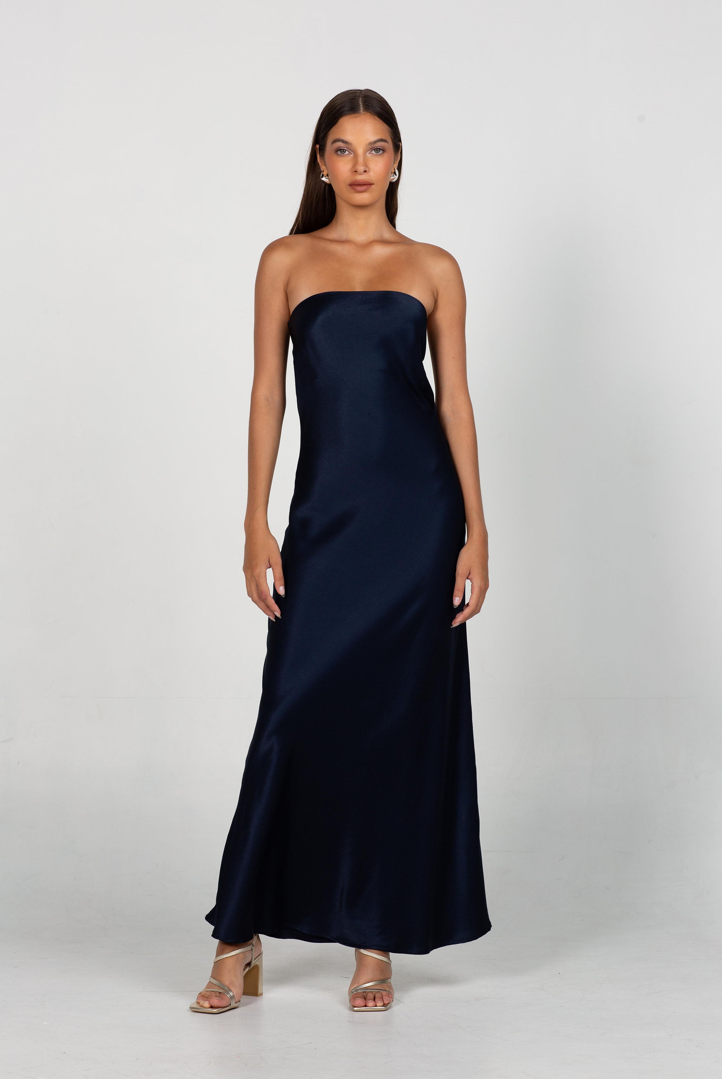 PRE-ORDER - Luminary Bandeau Dress - Navy