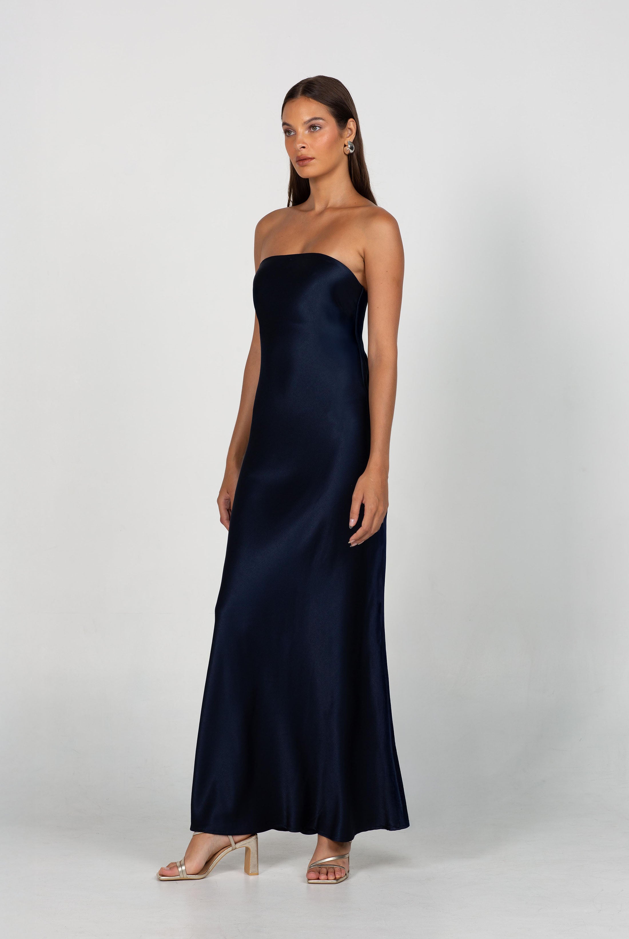 PRE-ORDER - Luminary Bandeau Dress - Navy