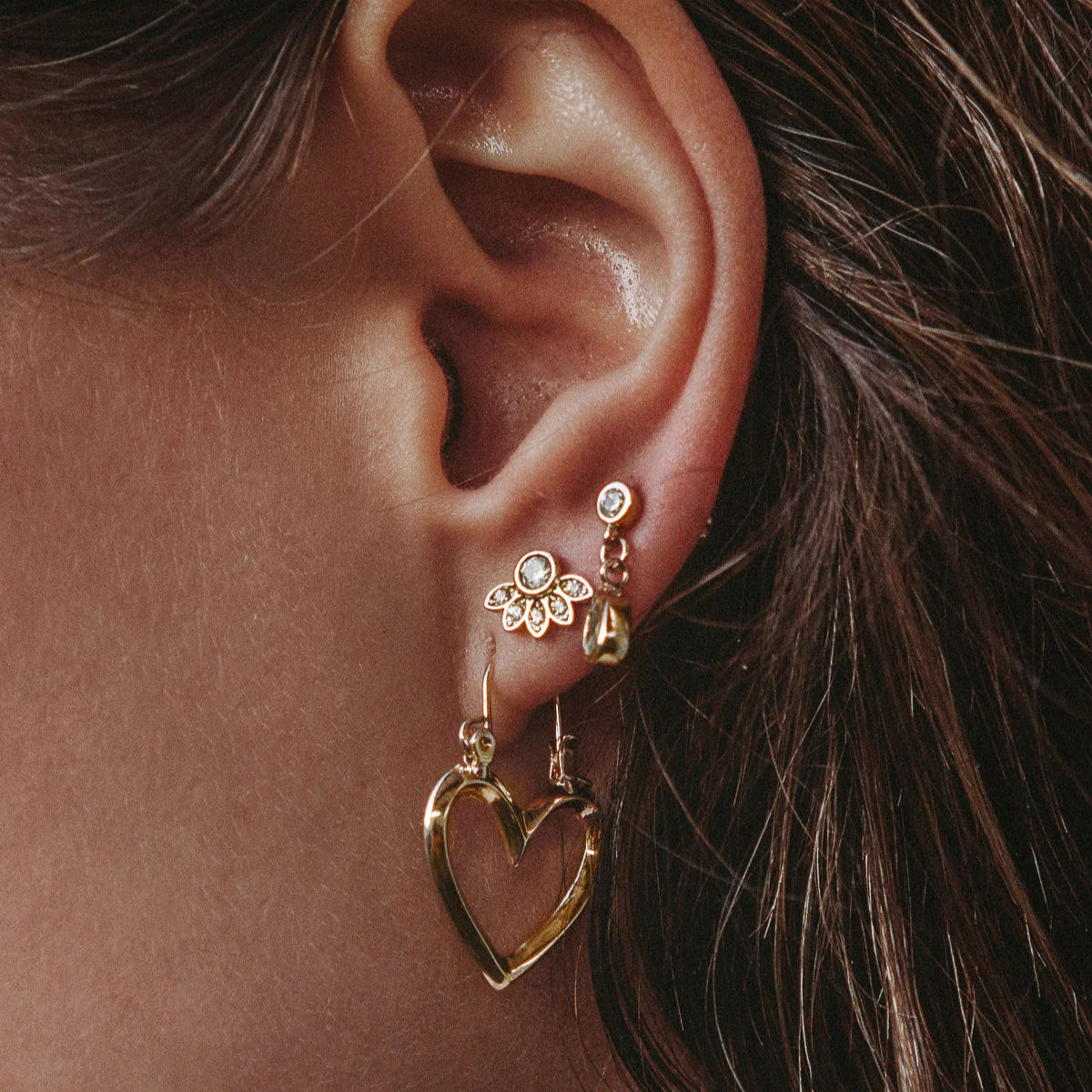 Luv AJ - Mini Heartbreaker Hoops - Gold