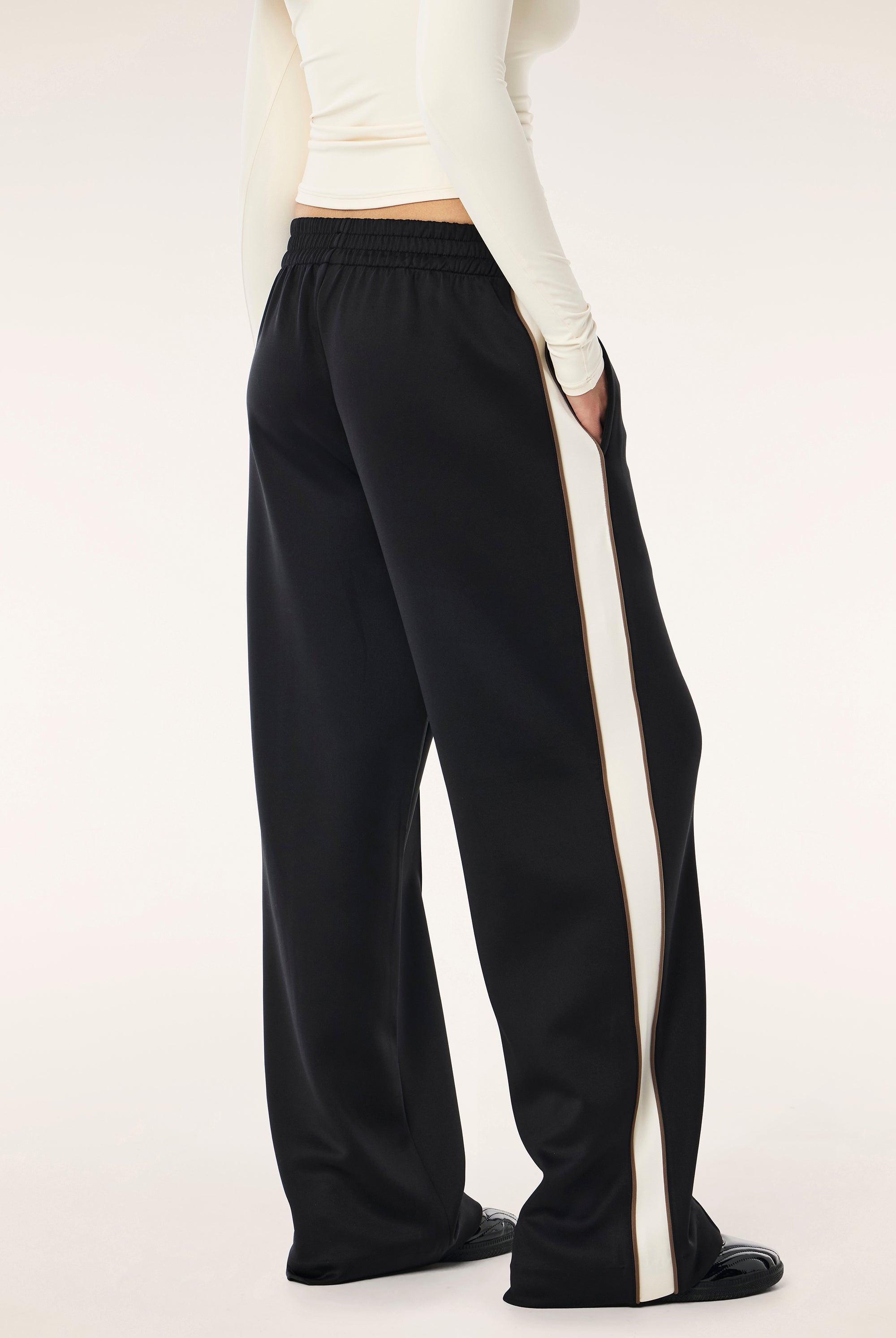 P.E Nation - Man Down Track Pant - Black/Walnut