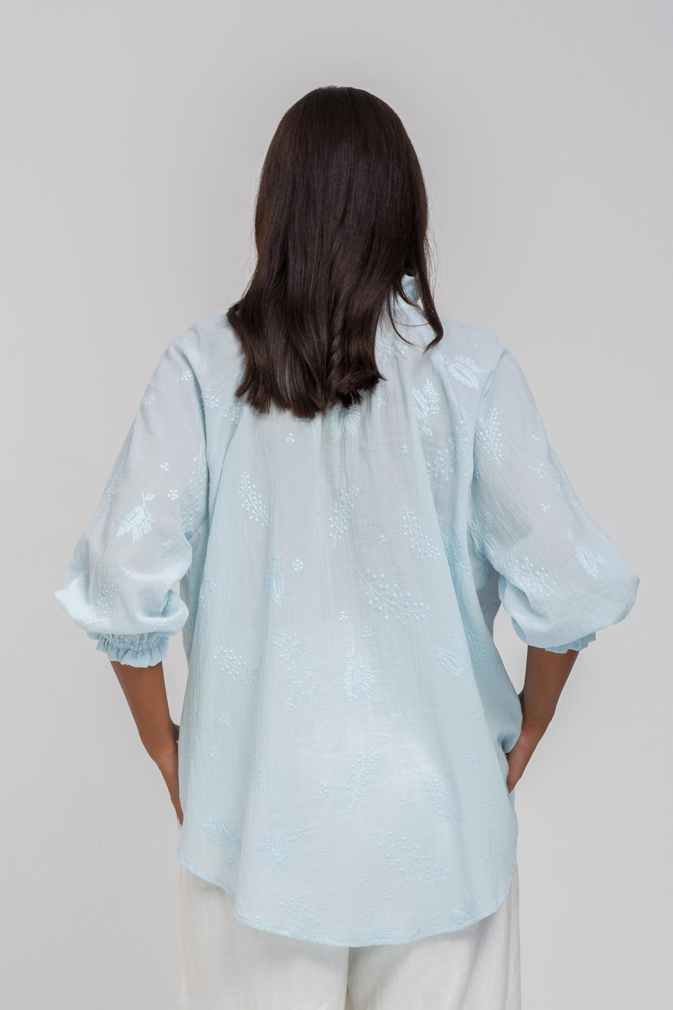 Margaret Top - Baby Blue