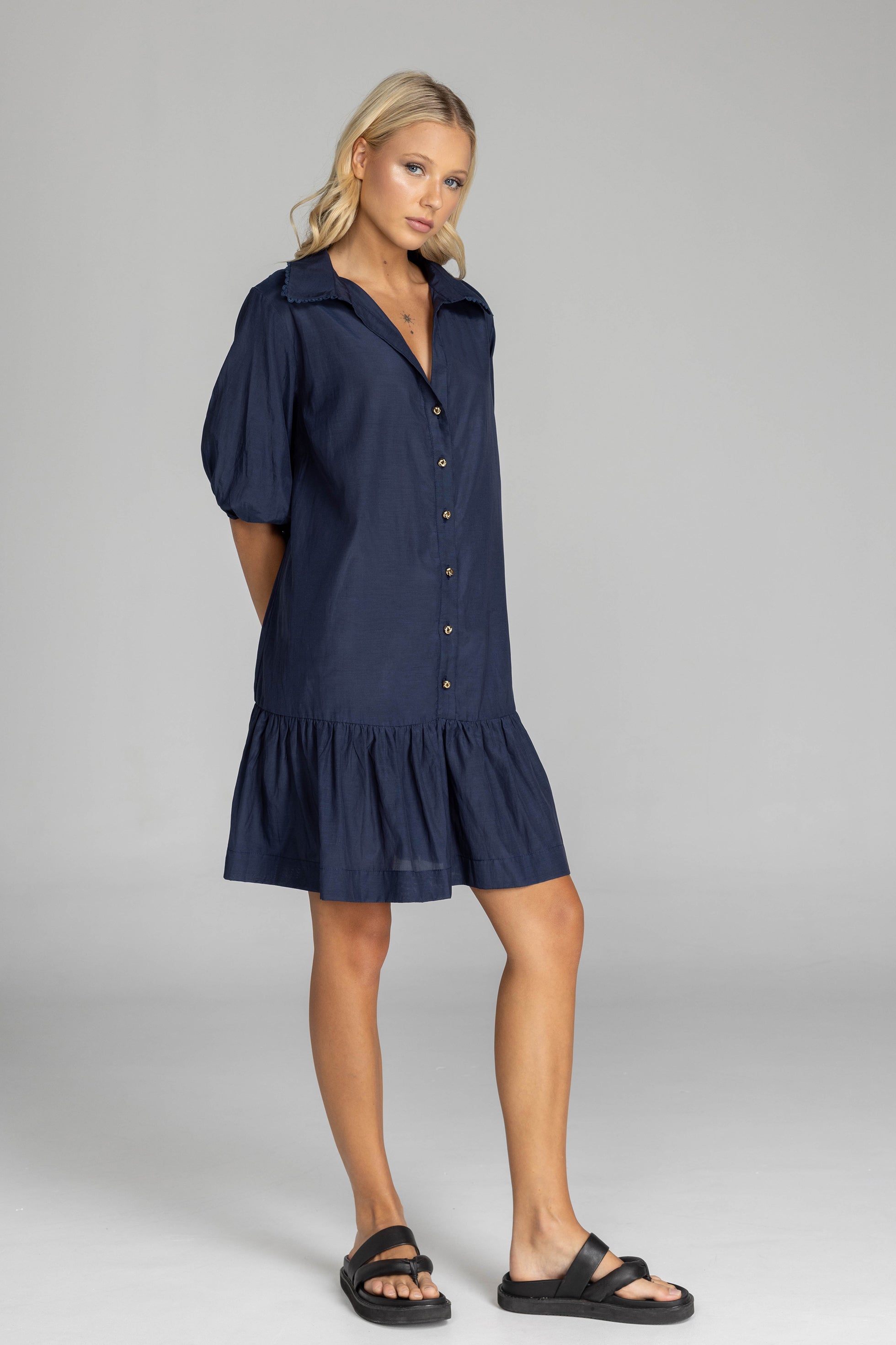 Marilou Dress - Navy