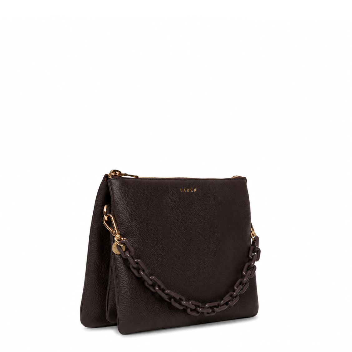 Saben - Matilda Crossbody - Cacao + Tonal Chain