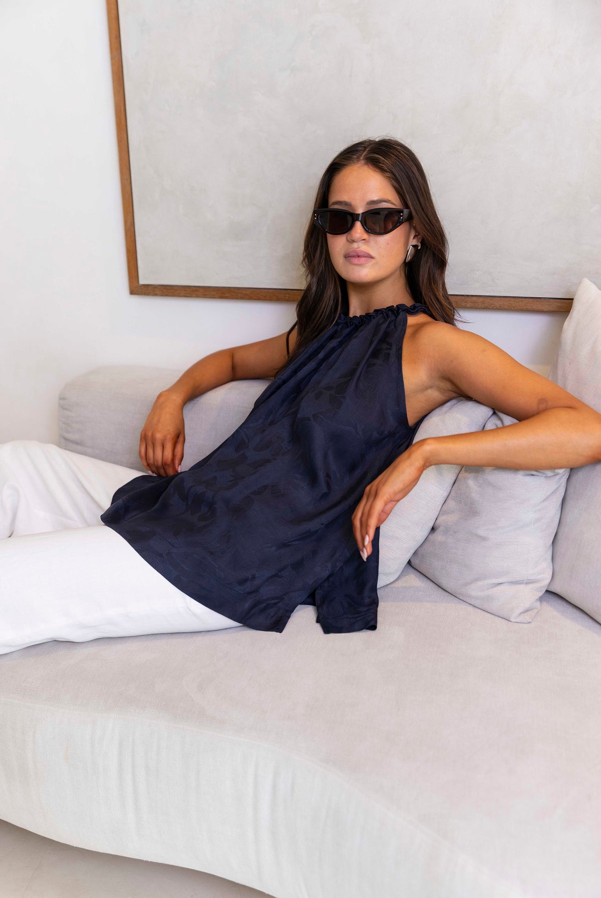 Meet Me Halter Top | Dark Indigo | PRE-ORDER