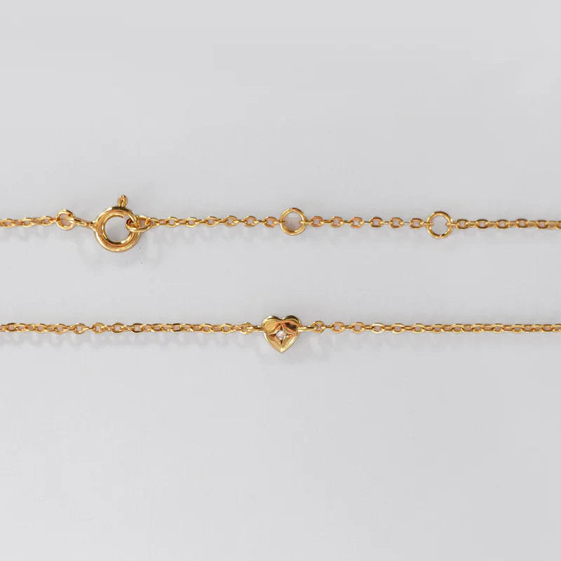 Saint Valentine - Mini Heart Bracelet - Gold