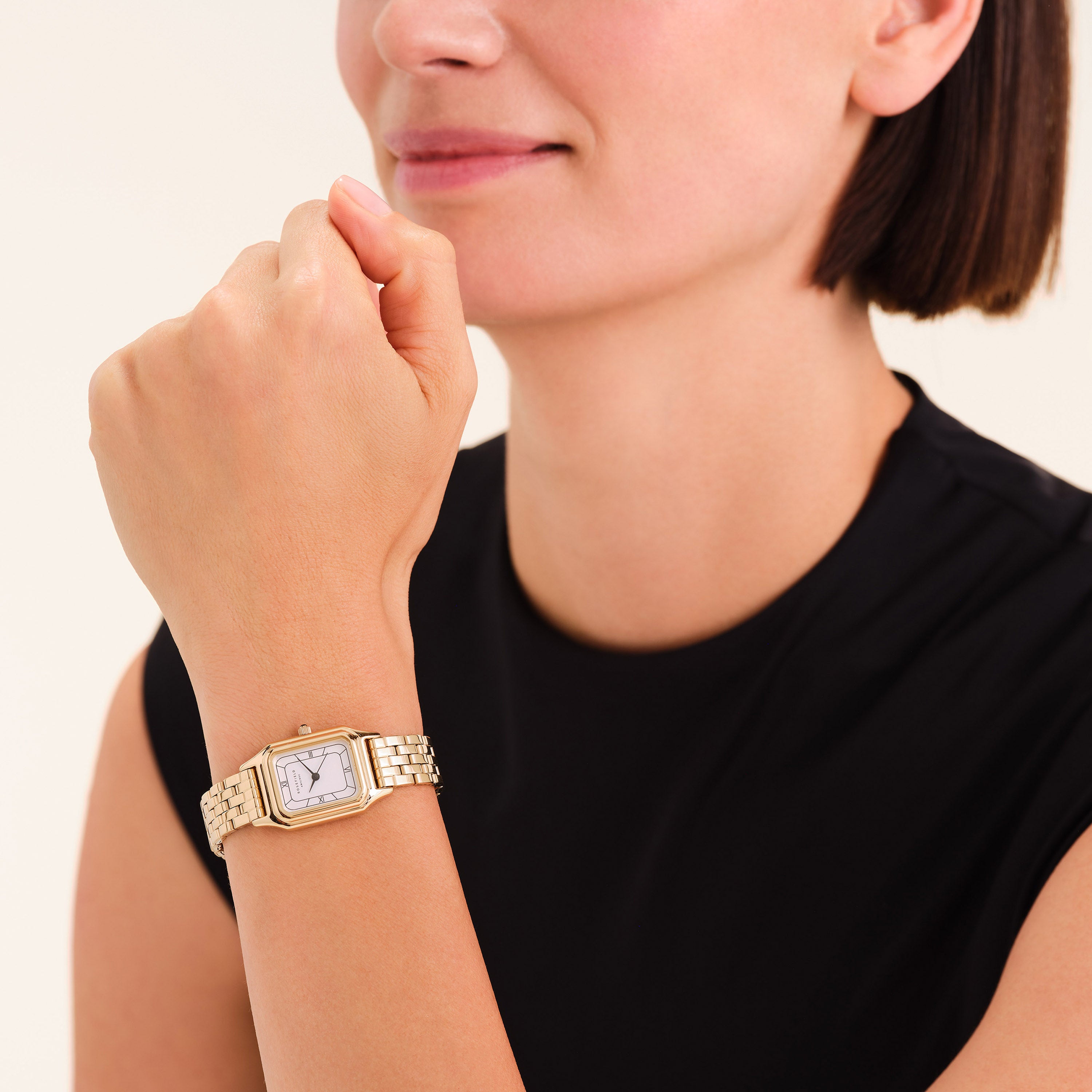Rosefield - Ivory White Gold Watch