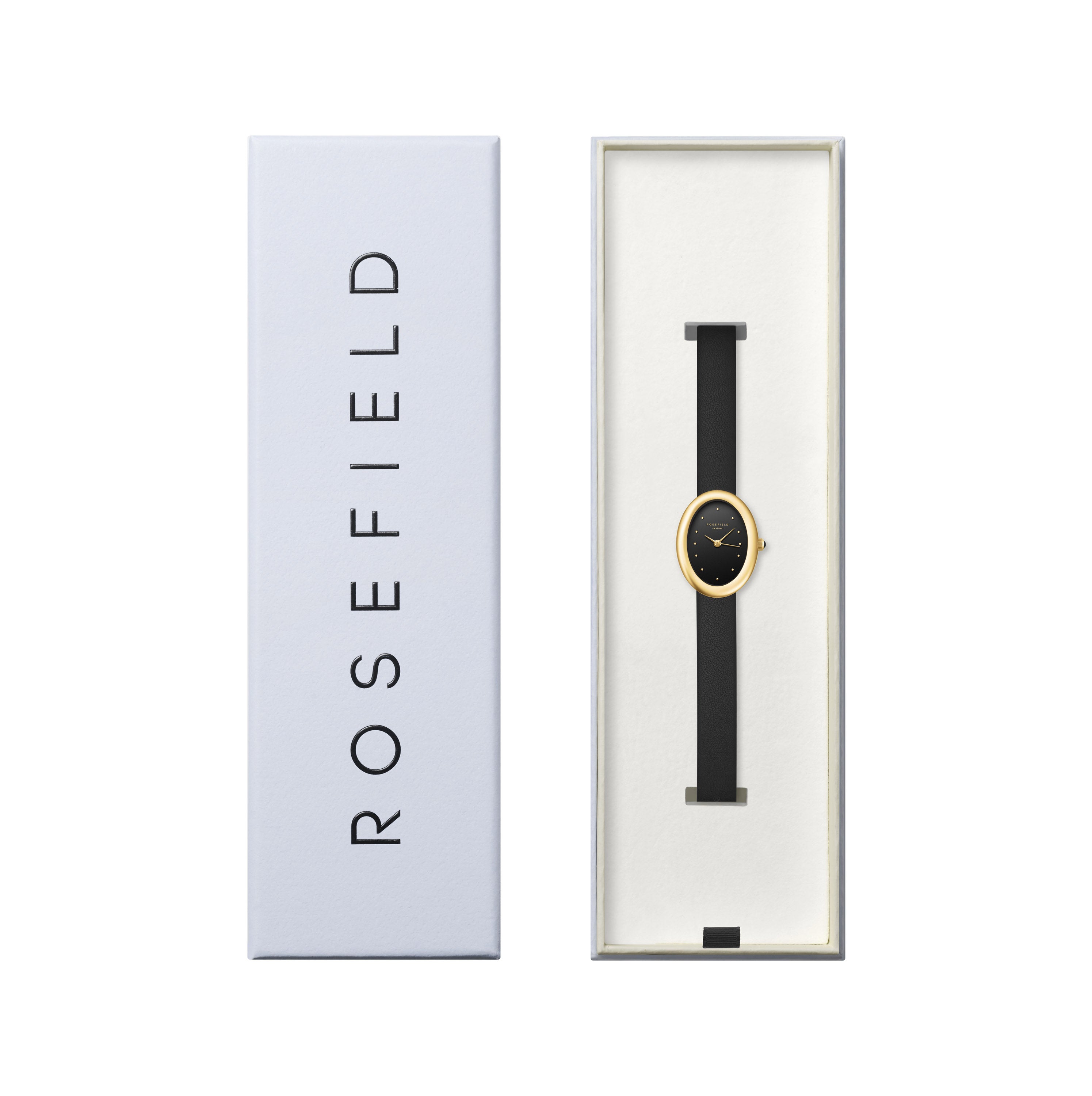 Rosefield - Ovale Watch - Black/Gold