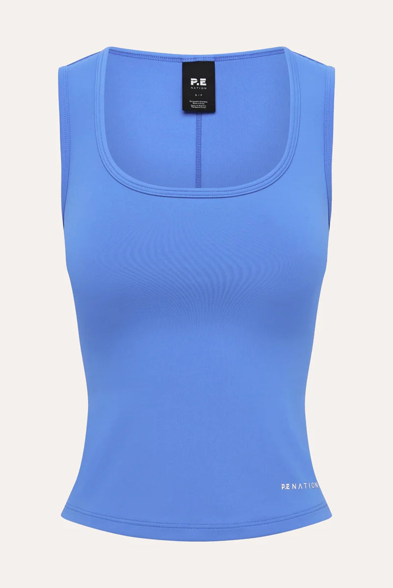 P.E Nation - Refine Scoop Tank - Palace Blue