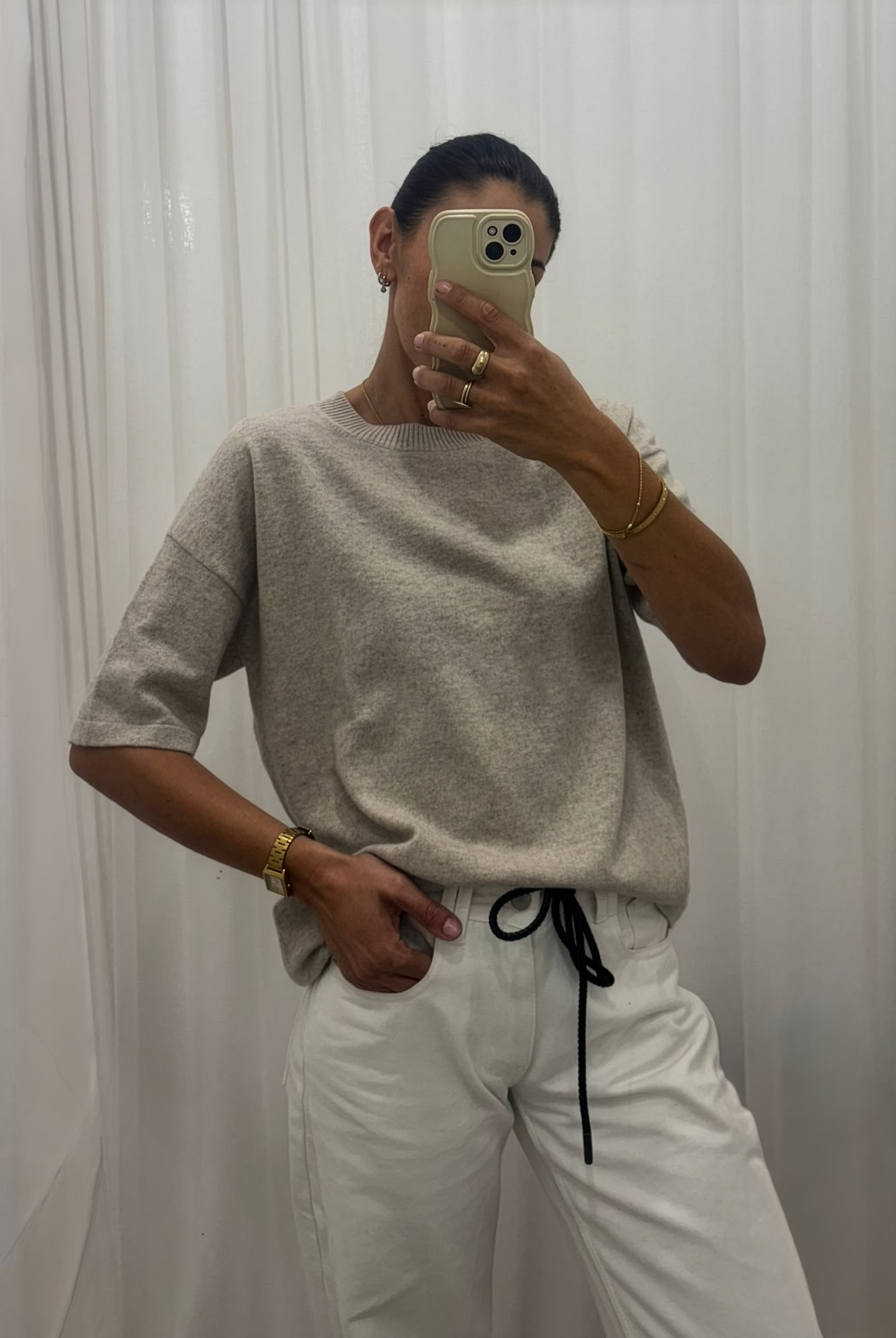 Layer One Tee - Natural