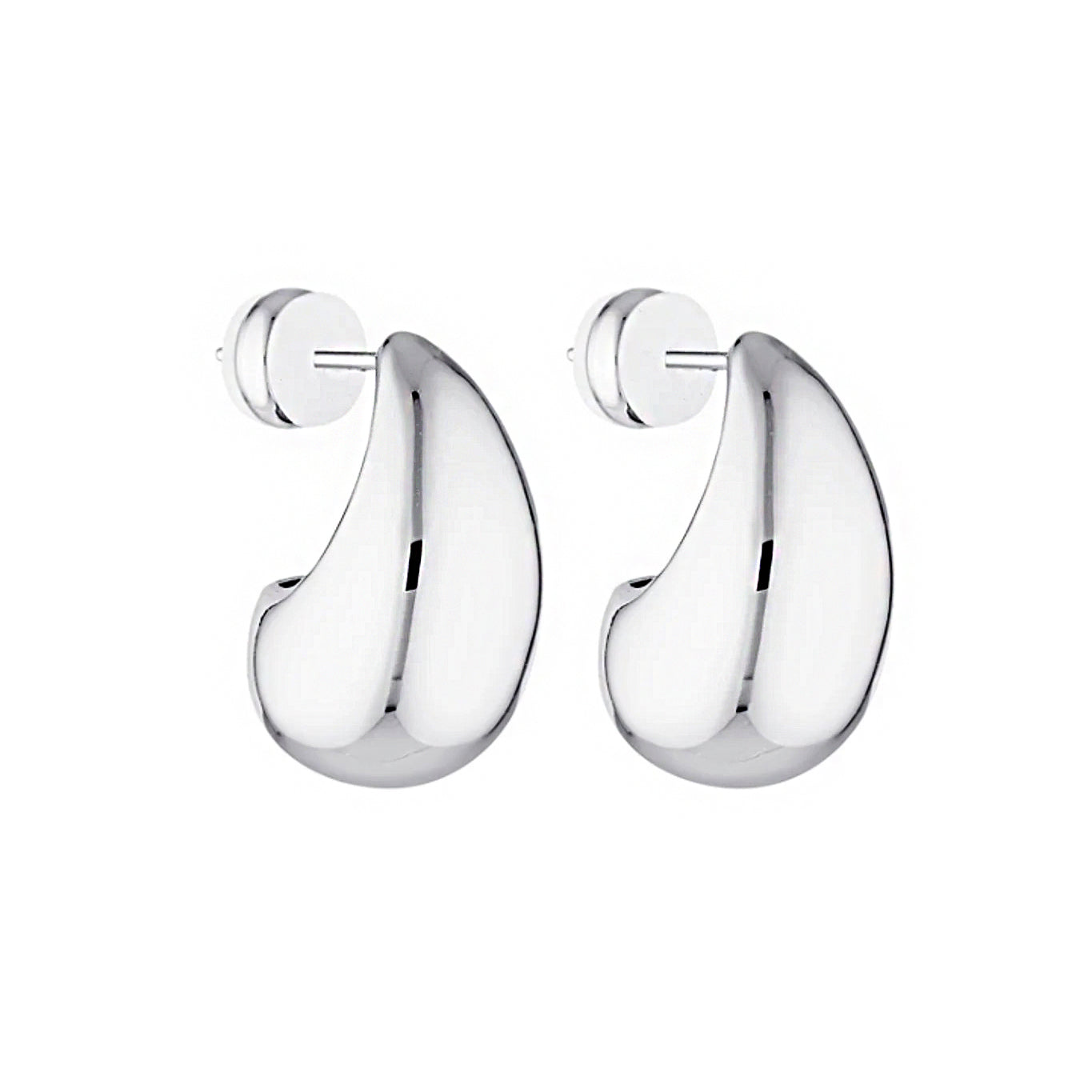 Porter Jewellery - Baby Blob Earrings - Silver