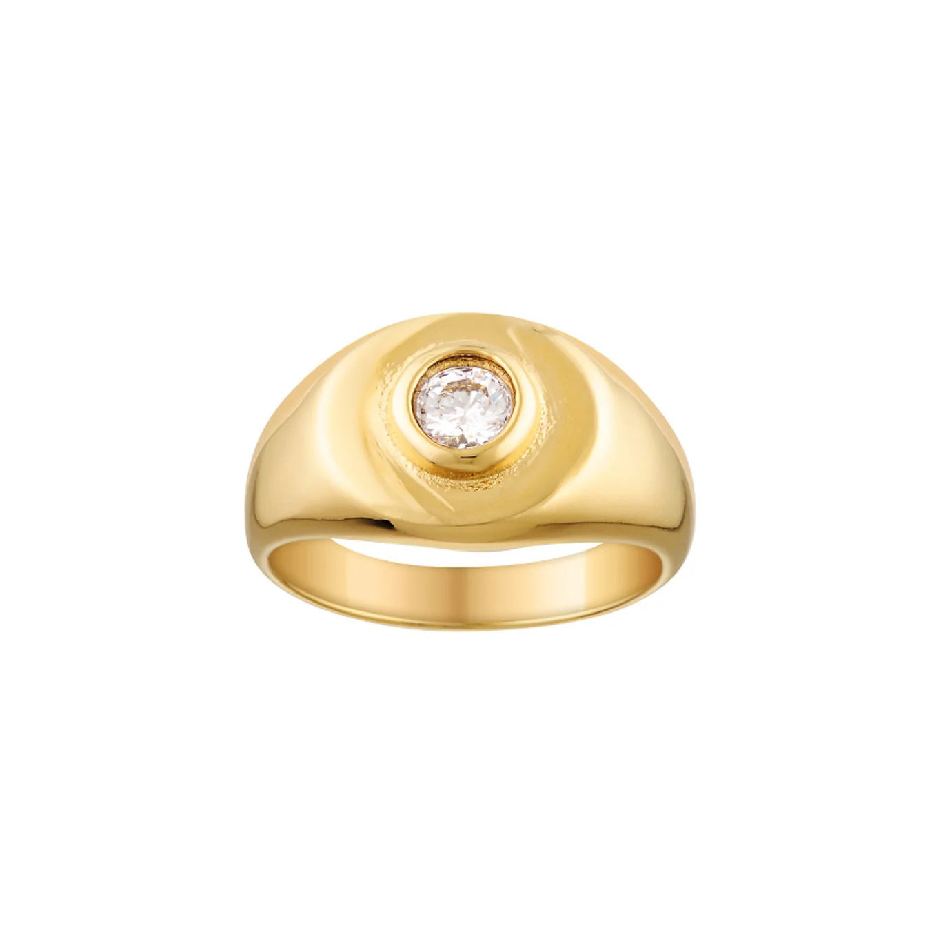 Porter Jewellery Heritage Signet Pinky Ring Gold