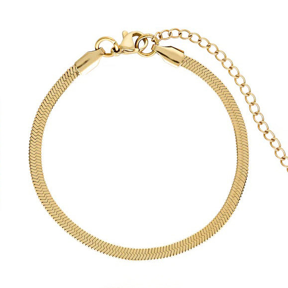 Porter Jewellery - Hailey Snake Bracelet- Gold