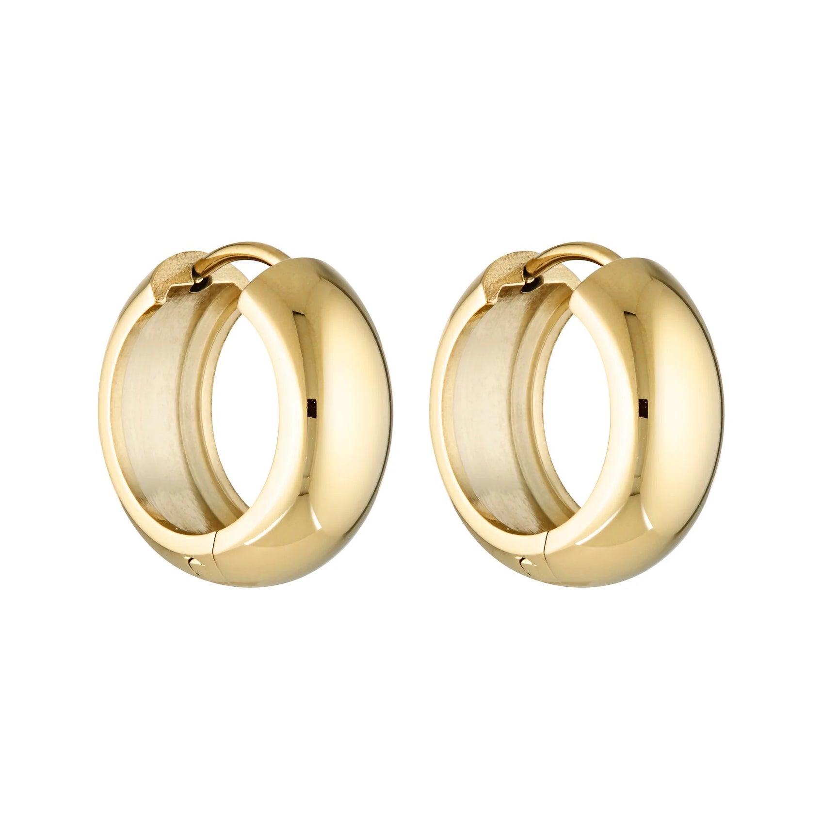 Porter Jewellery - Petite Thick Huggies- Gold 18mm
