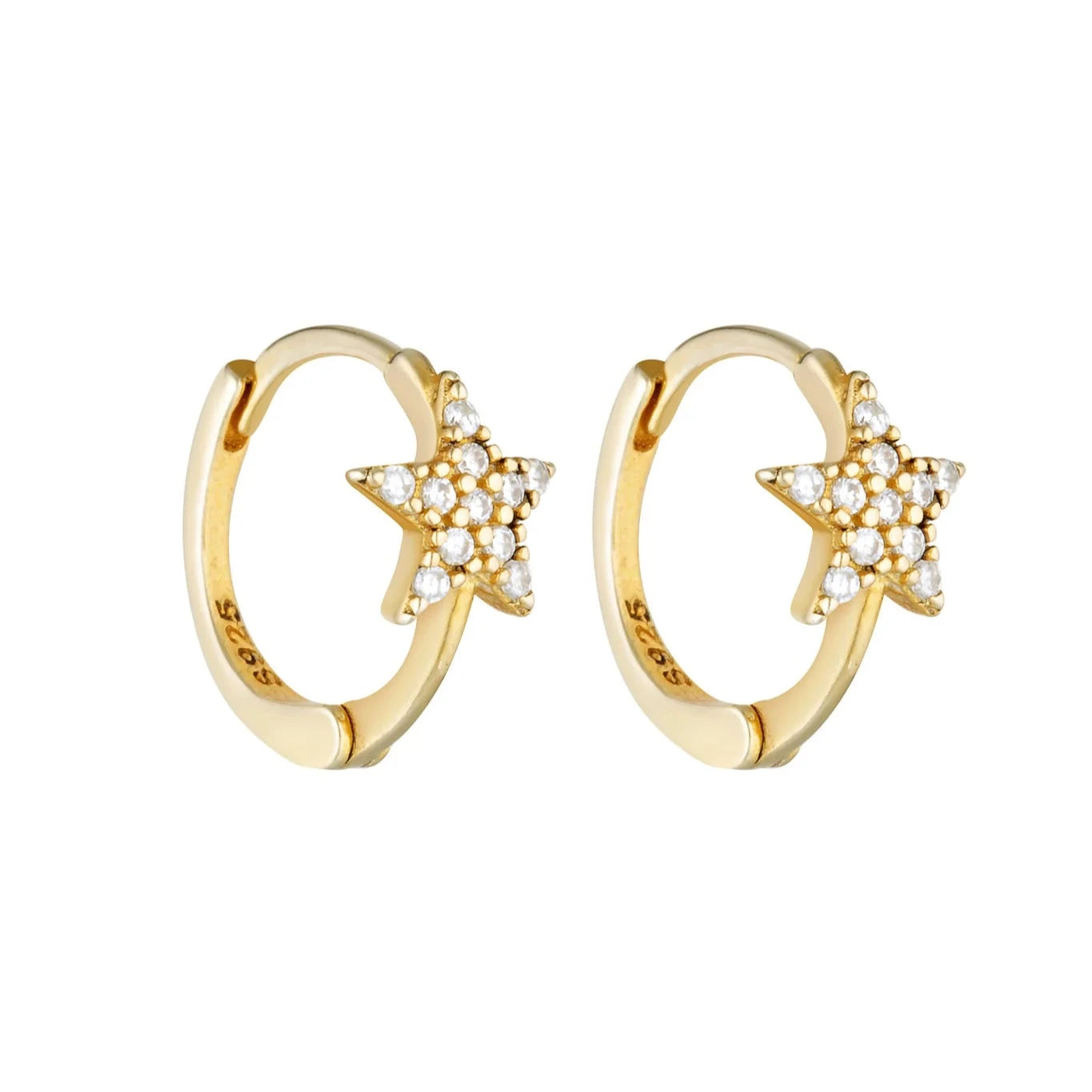 Porter Jewellery - Star Huggies - Gold