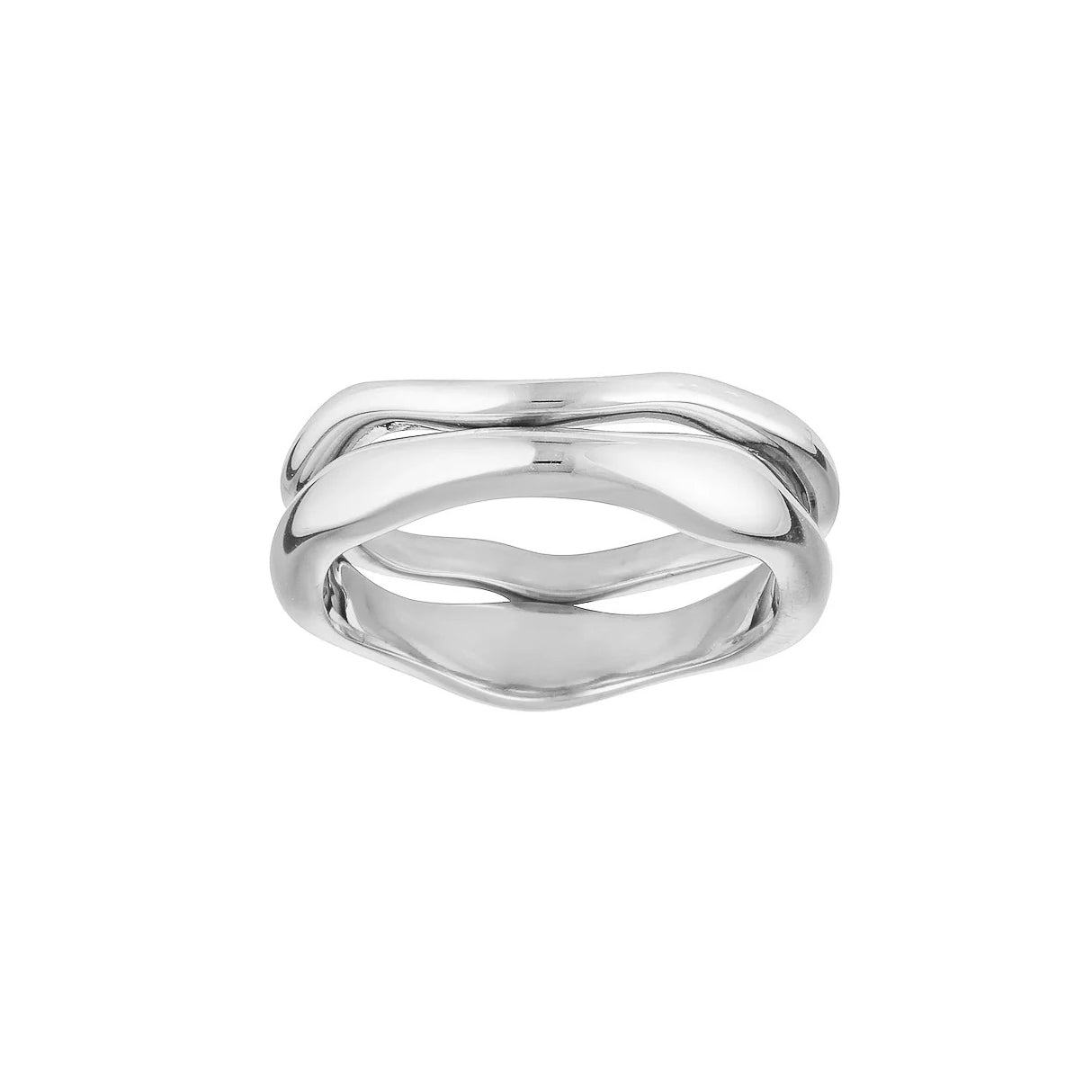 Porter Jewellery - Wave Ring Set - Silver