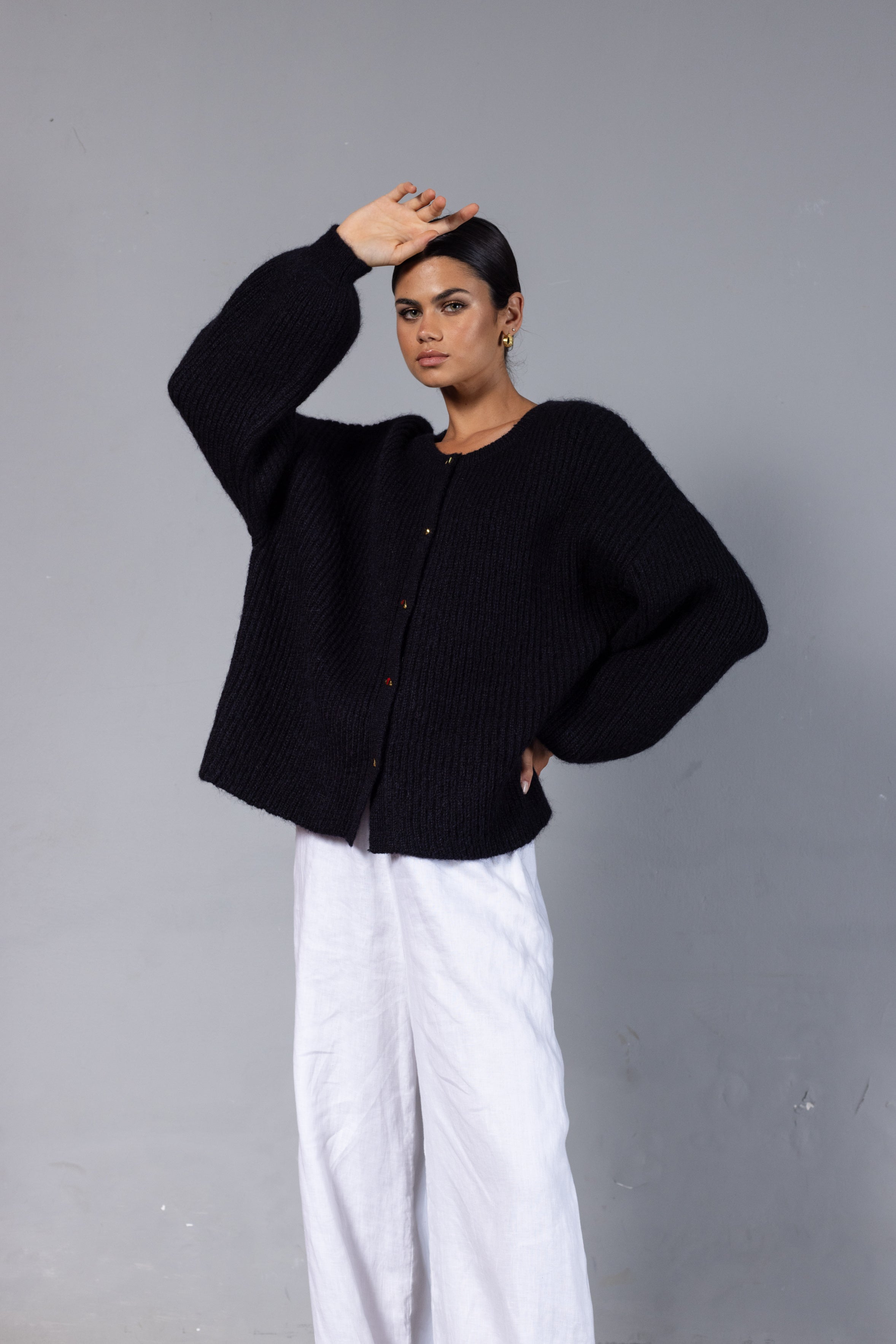 Party In A Cardi - Black