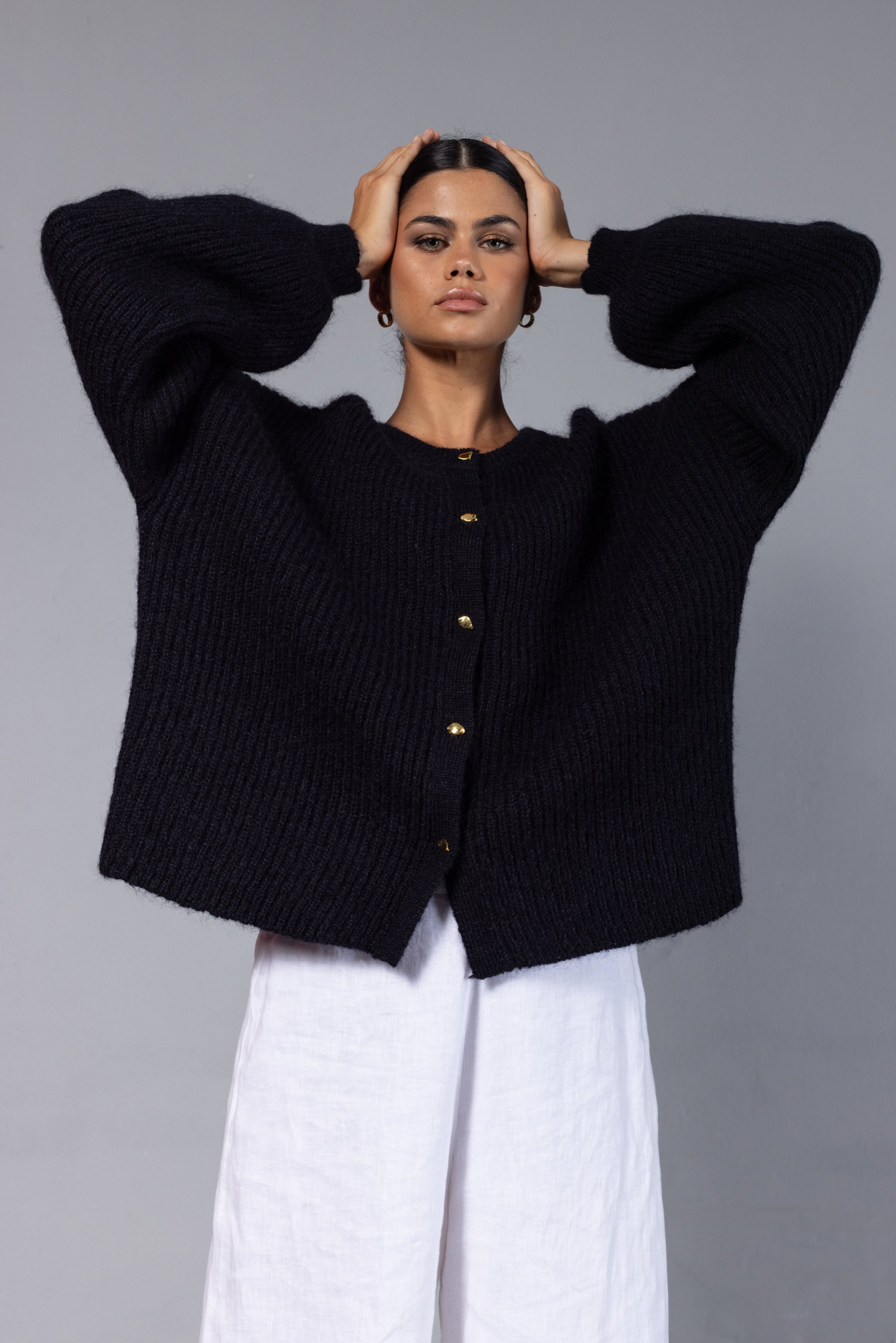 Party In A Cardi - Black