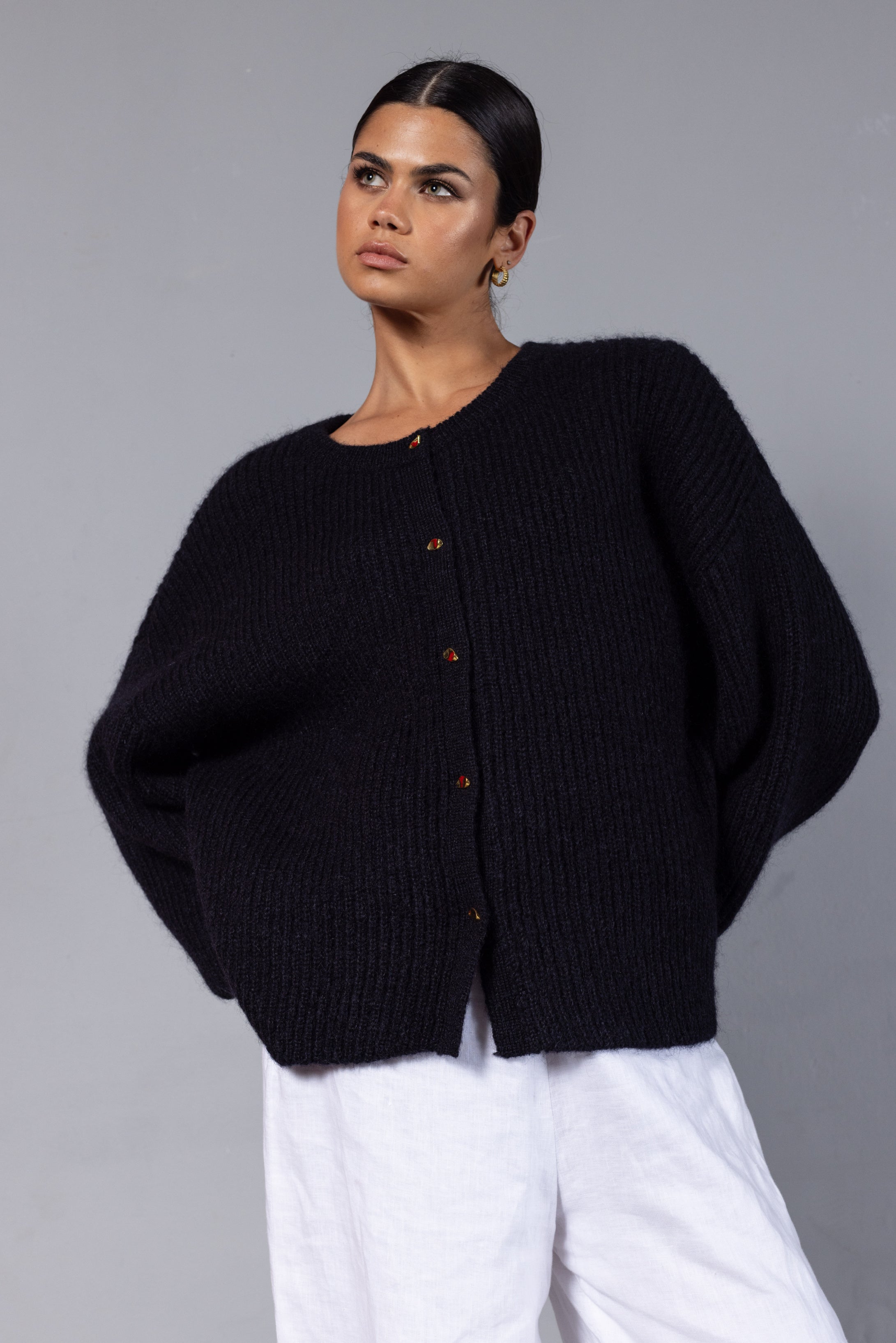 Party In A Cardi - Black