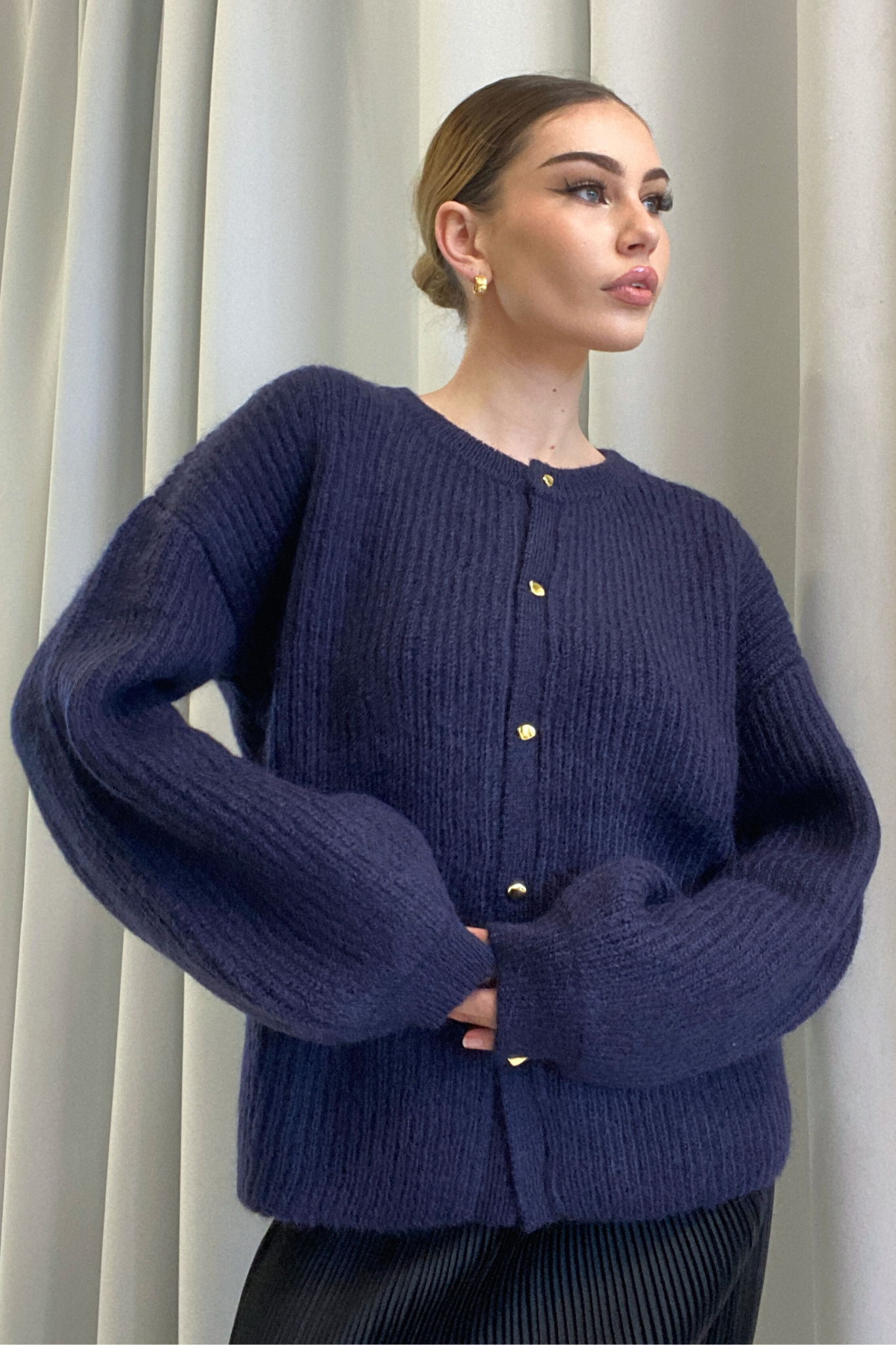 Party In A Cardi - Navy