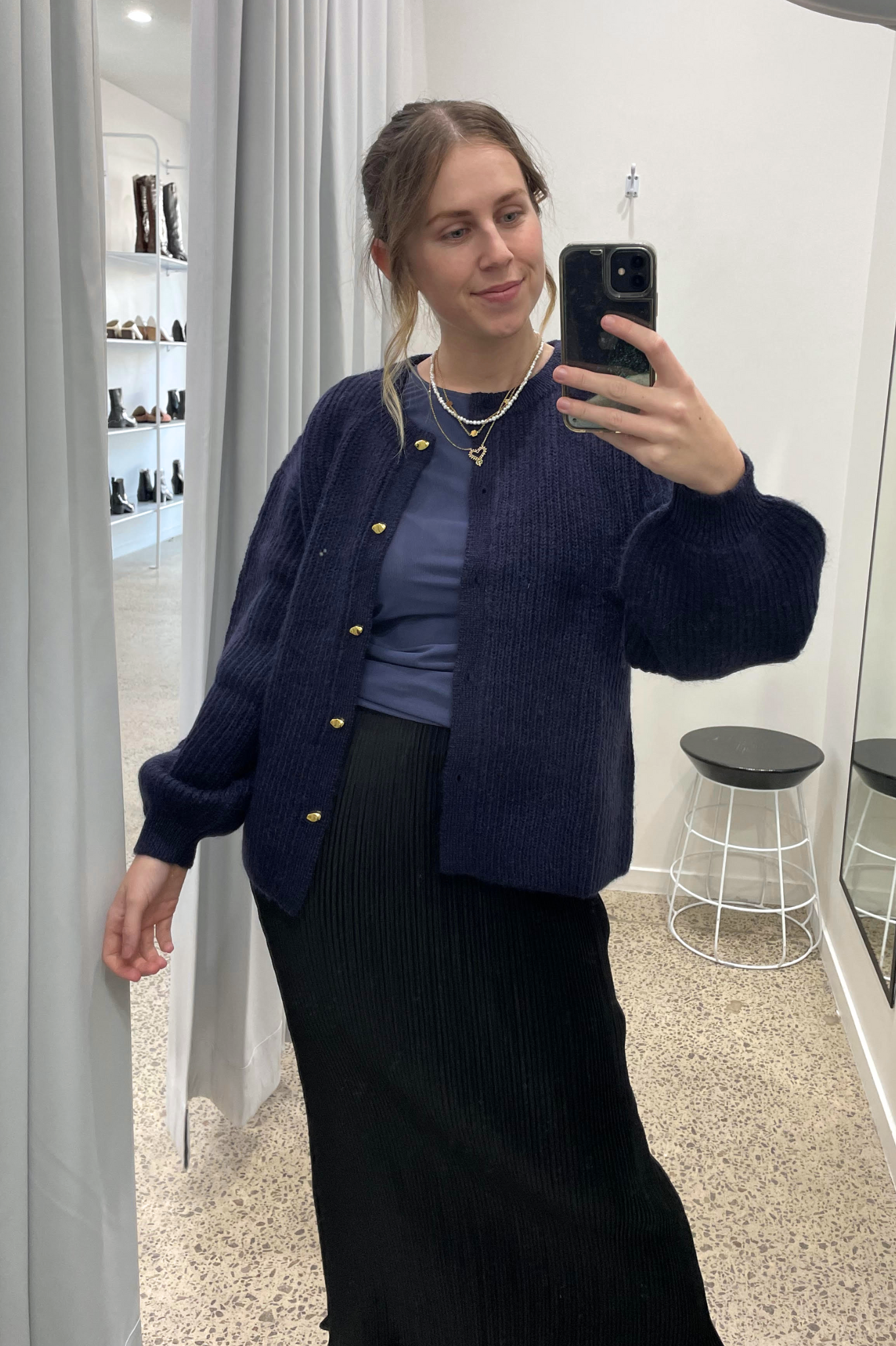 Party In A Cardi - Navy