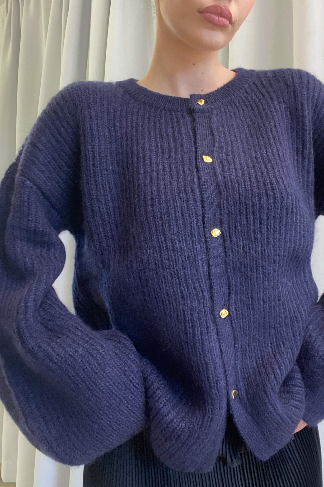 Party In A Cardi - Navy