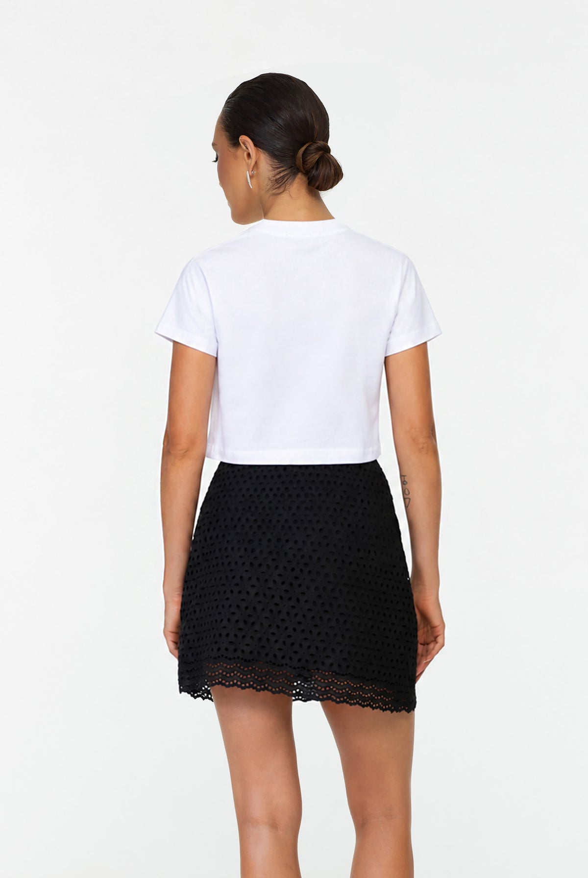Passion Is The Minimum Cropped Tee | White | Sei Bella by BLAK | PRE-ORDER