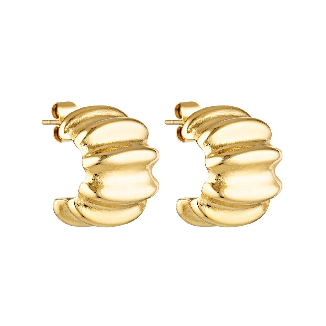 Porter Jewellery - Snail Earrings - Gold