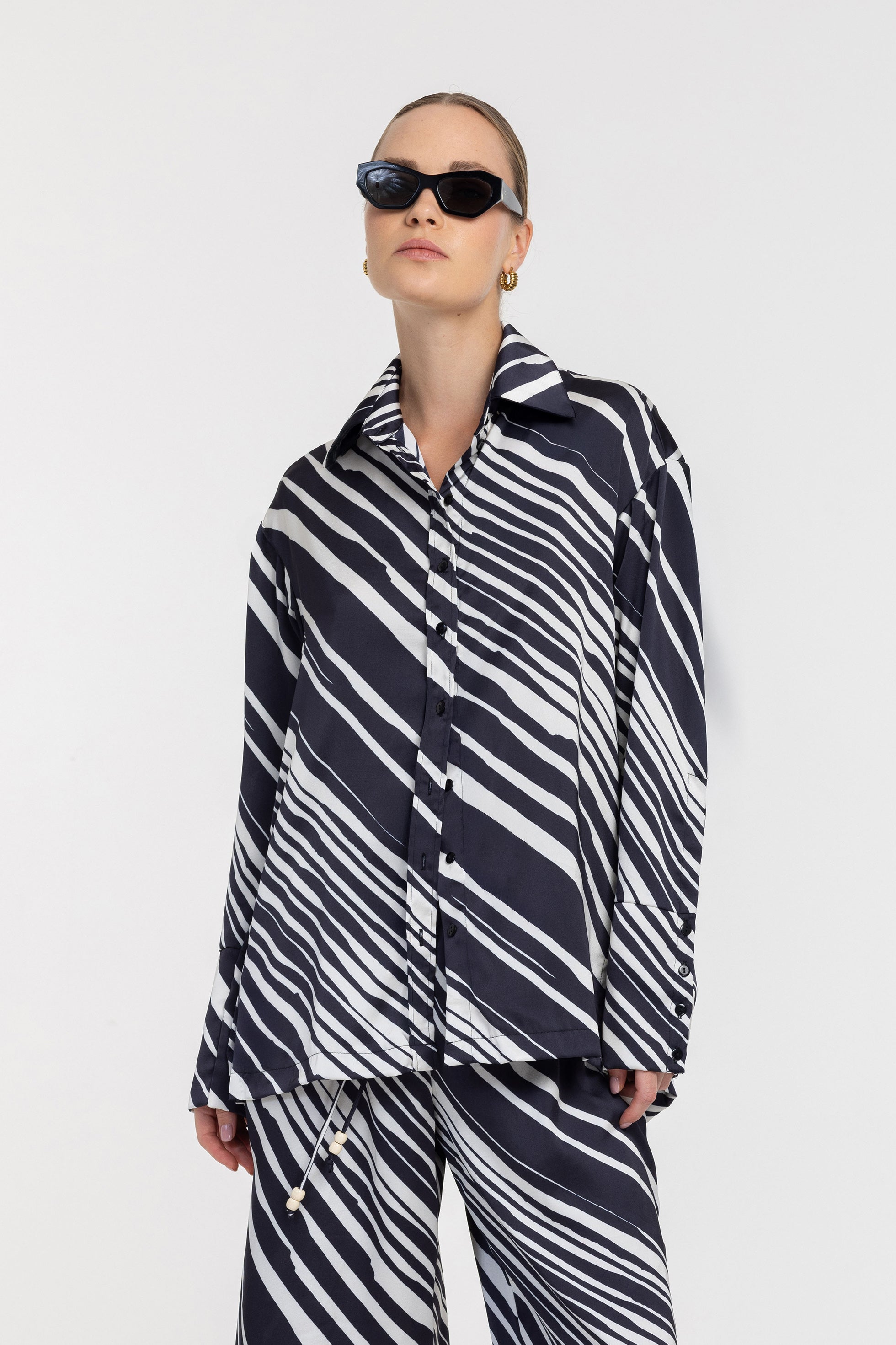 Rebel Heart Shirt - Navy/Ivory Wild Stripe