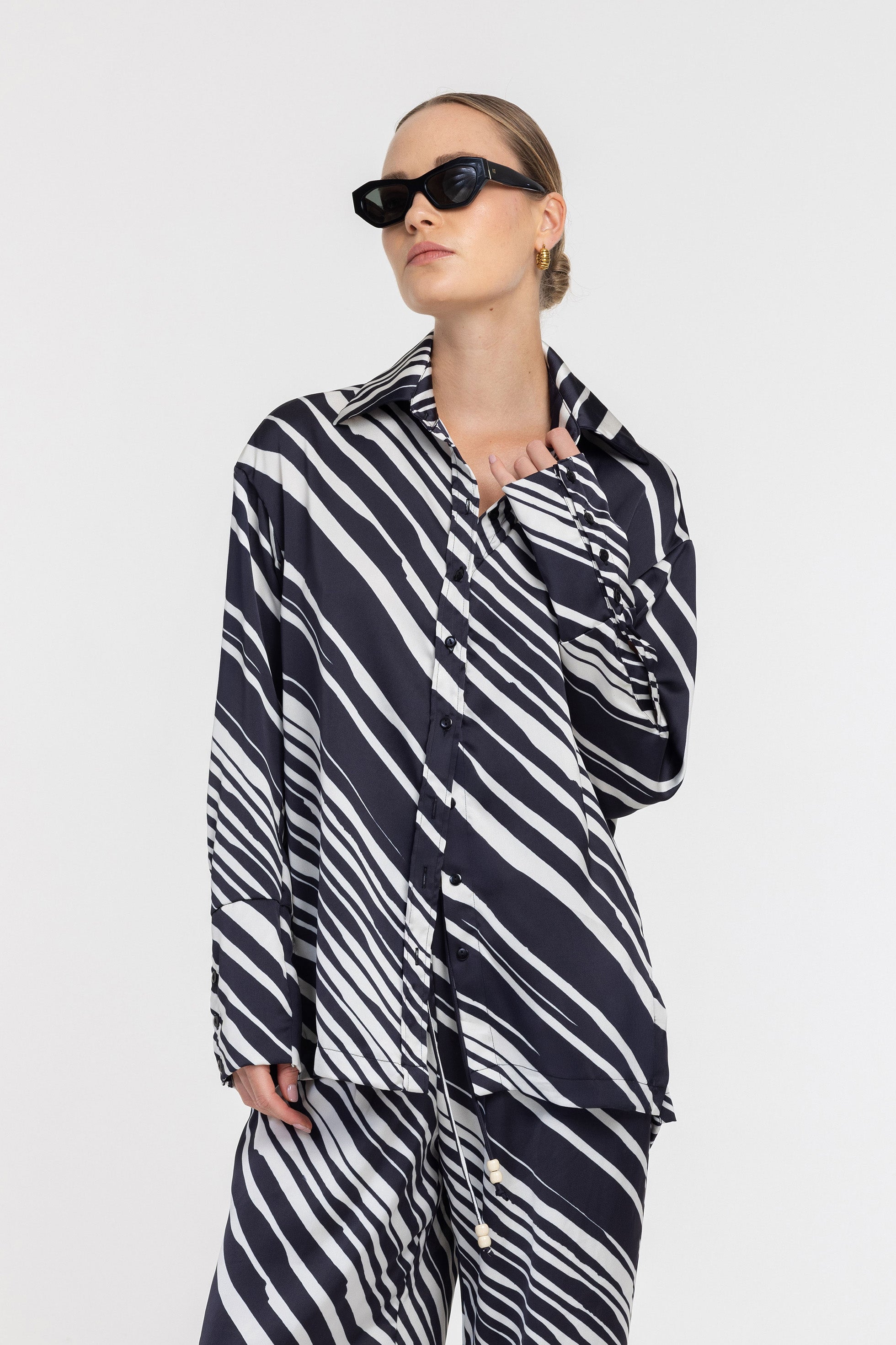 Rebel Heart Shirt - Navy/Ivory Wild Stripe