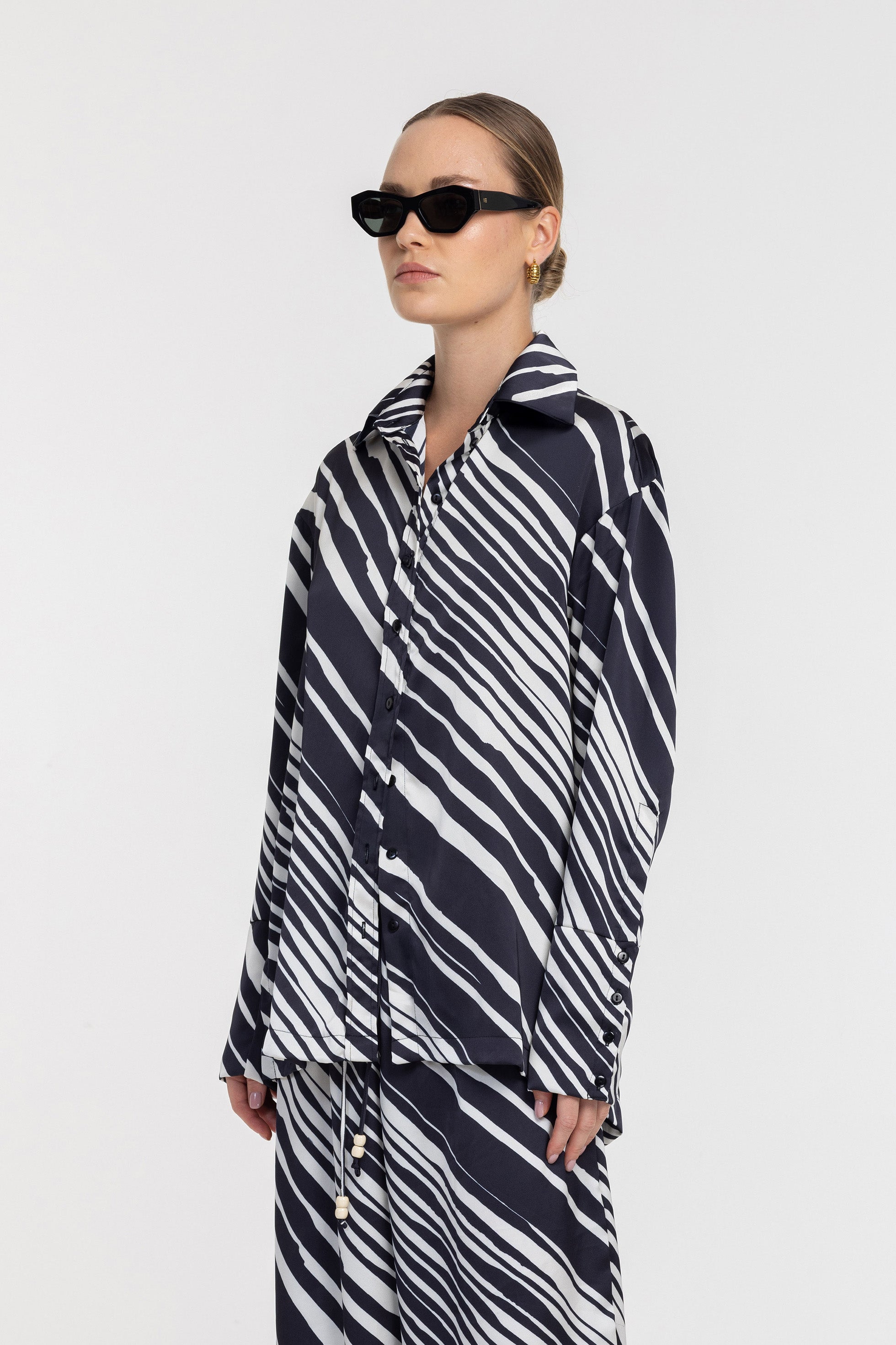 PRE-ORDER Rebel Heart Shirt - Navy/Ivory Wild Stripe