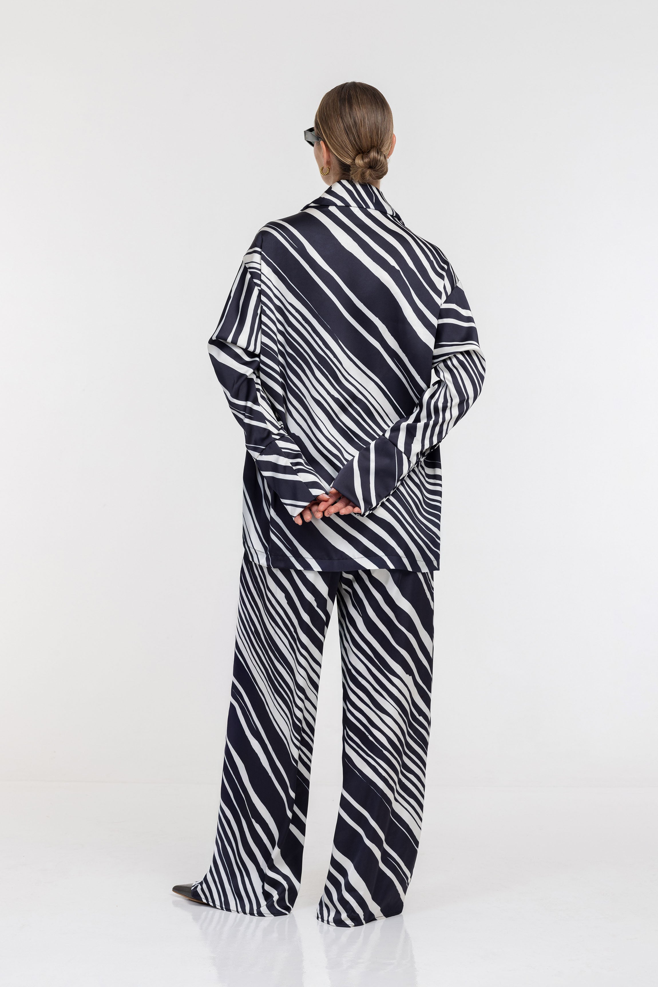 Supreme Pant - Navy/Ivory Wild Stripe