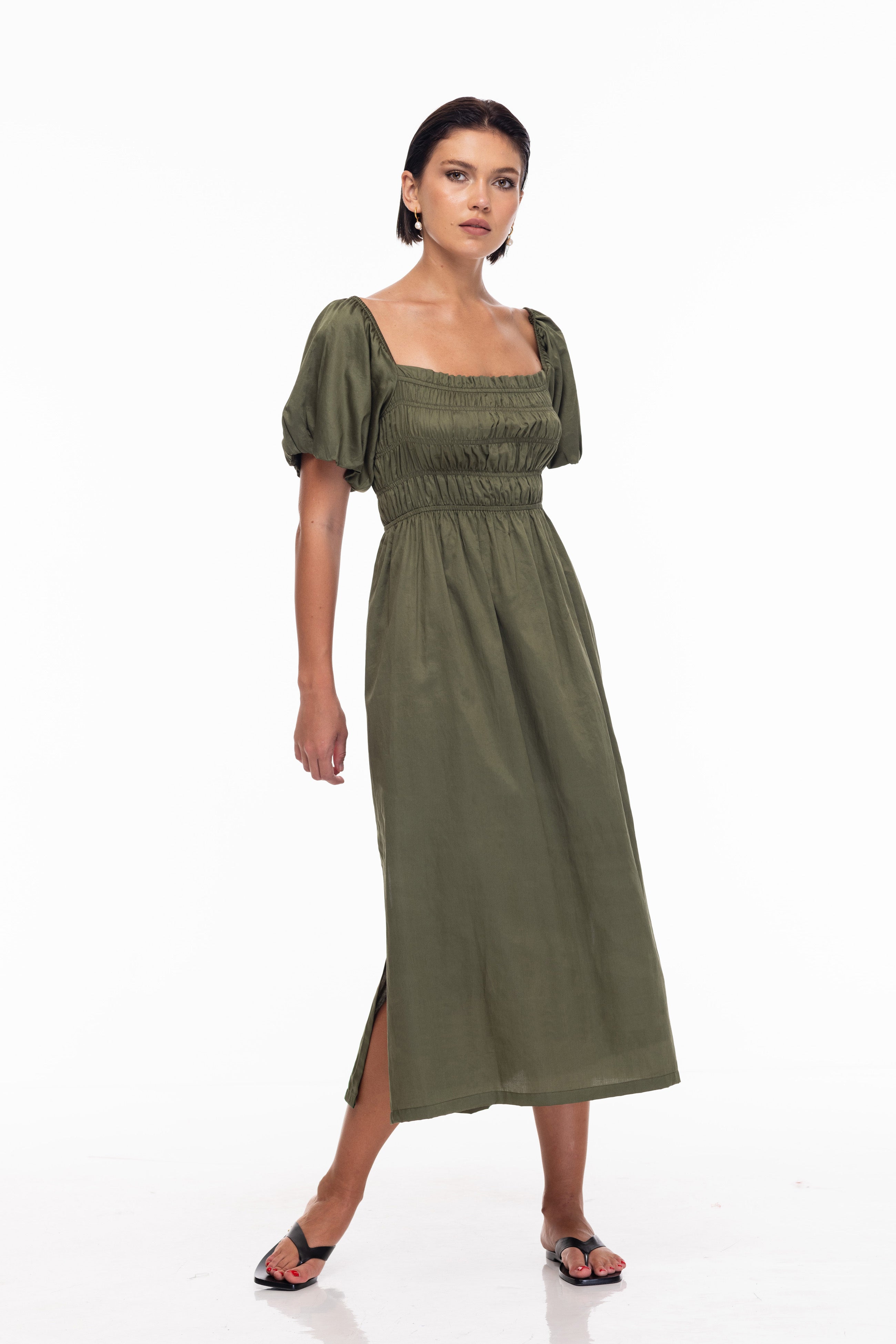 Rising Strong Dress - Golden Forest