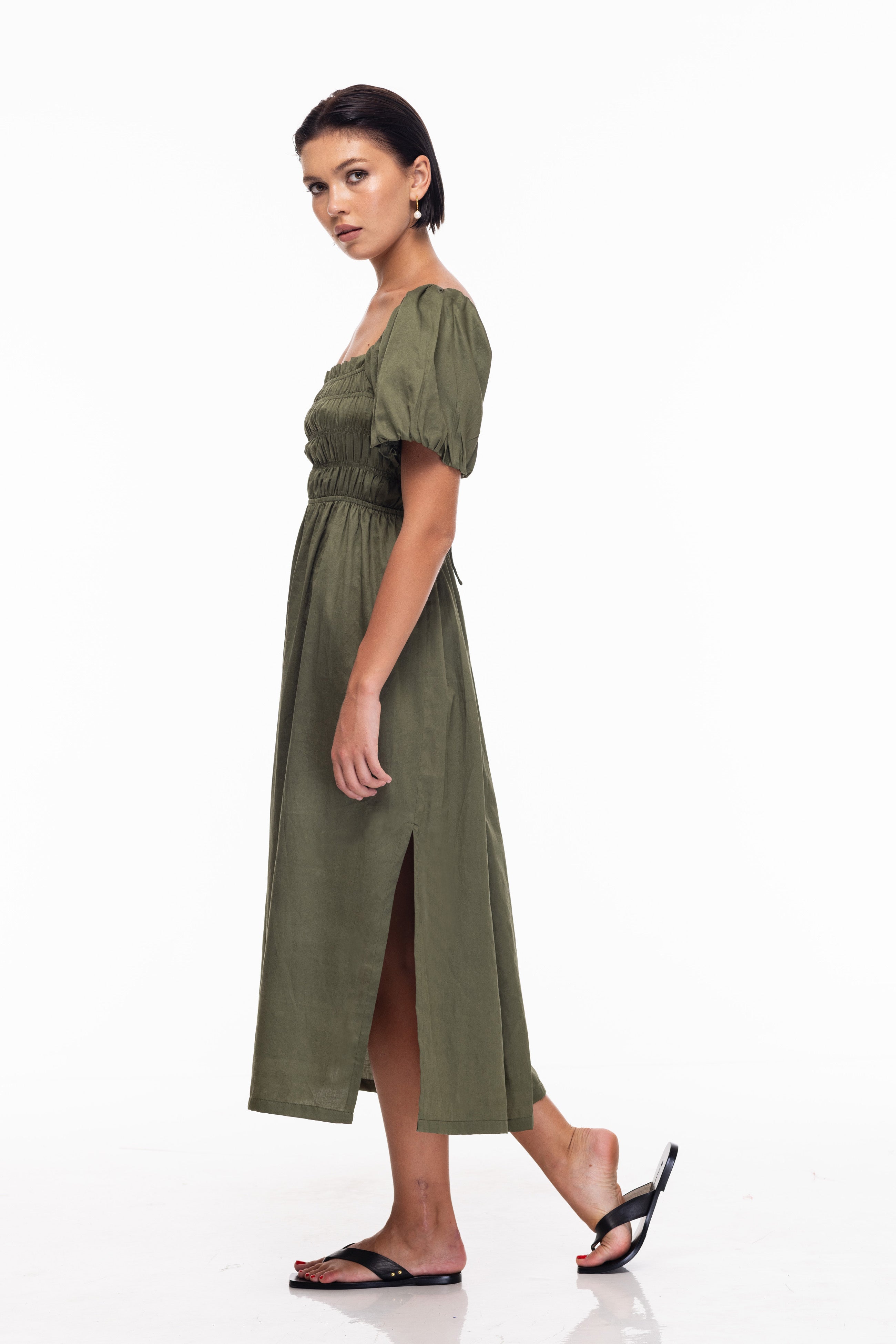 Rising Strong Dress - Golden Forest
