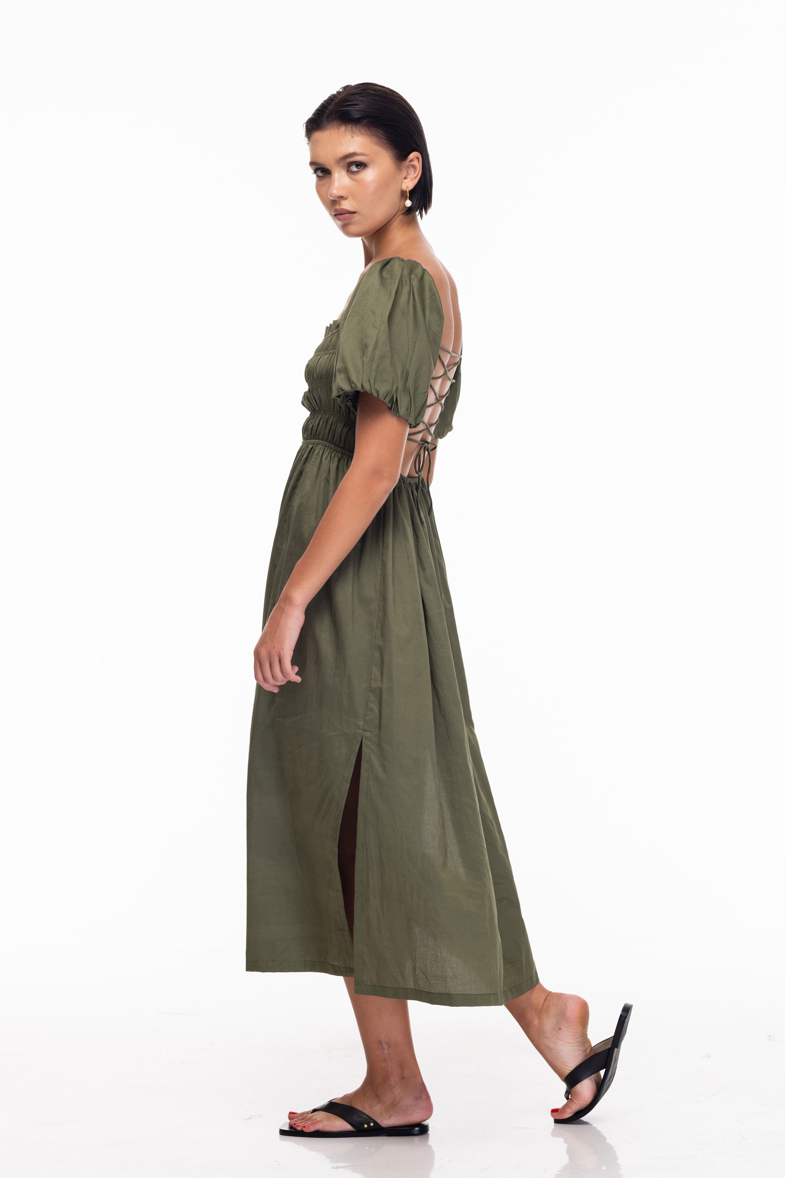 Rising Strong Dress - Golden Forest