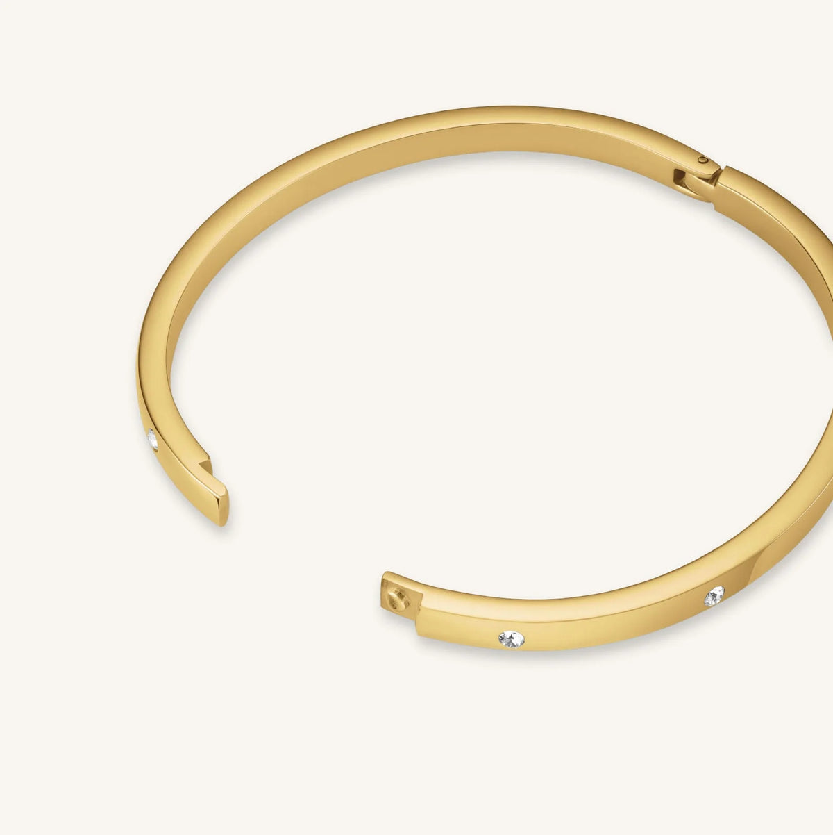 Rosefield Crystal Bangle | Gold