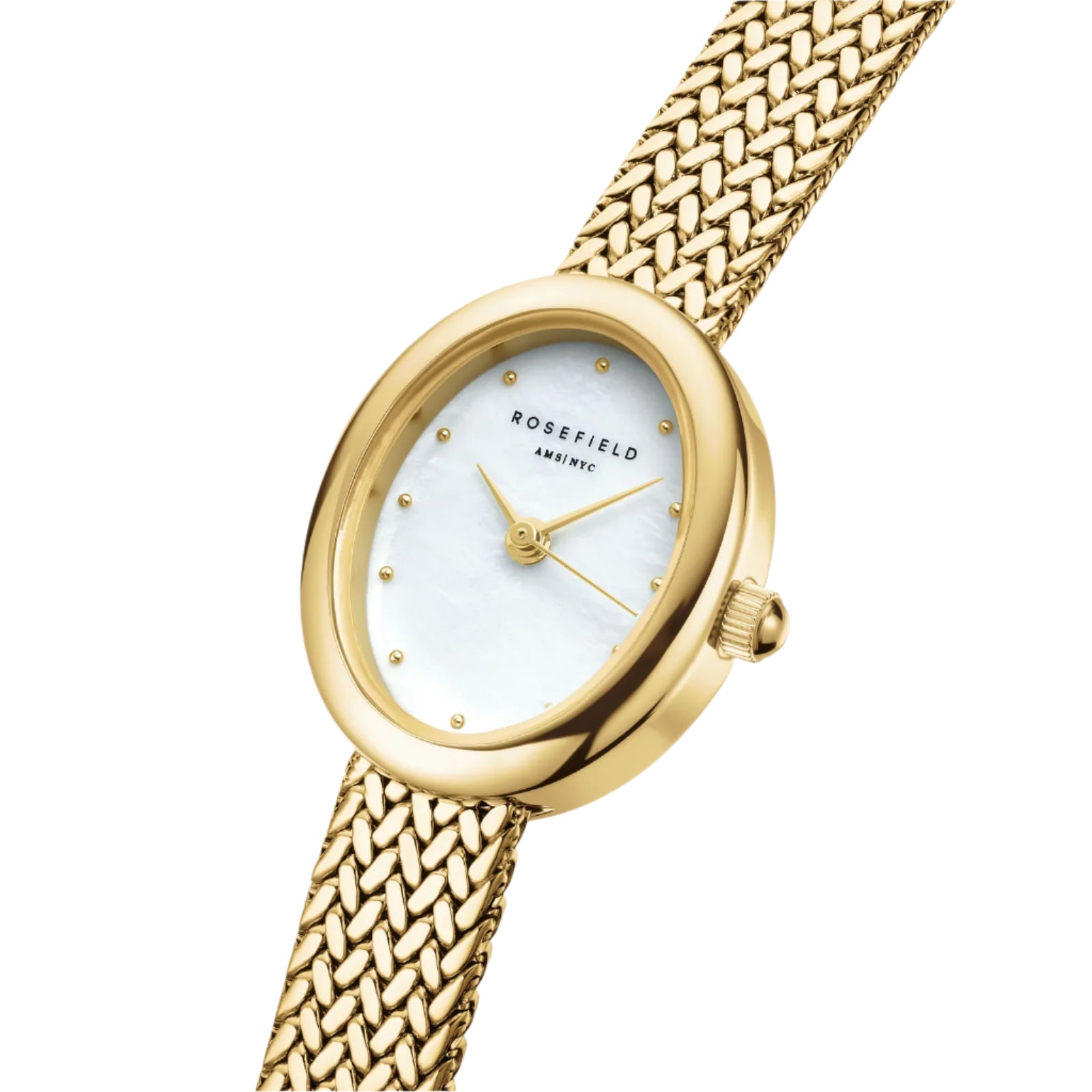 Rosefield - Mini Oval Gold Watch