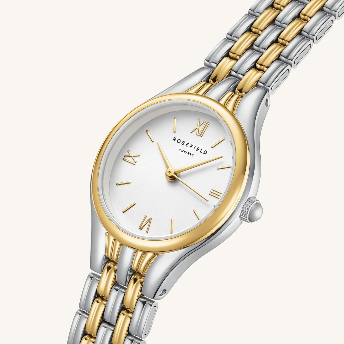 Rosefield - Muse Duo Silver Gold Watch