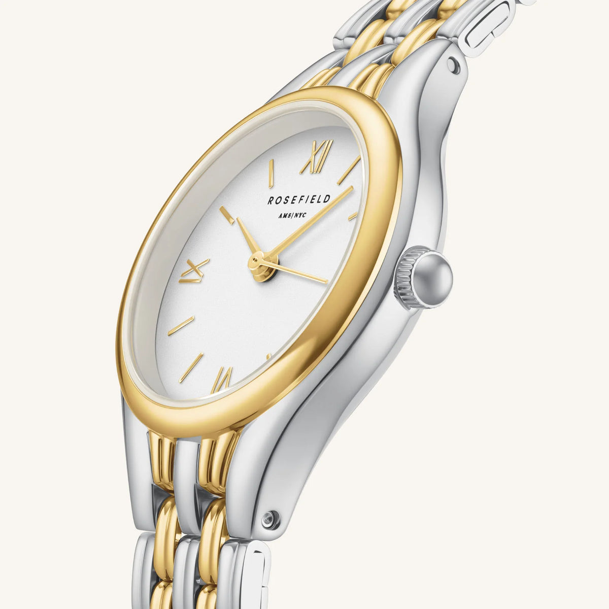 Rosefield - Muse Duo Silver Gold Watch